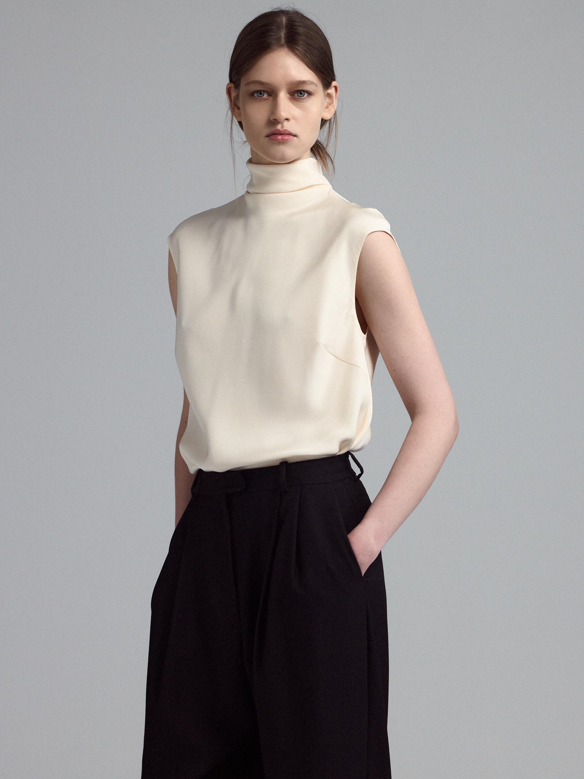 Топ из шелка 