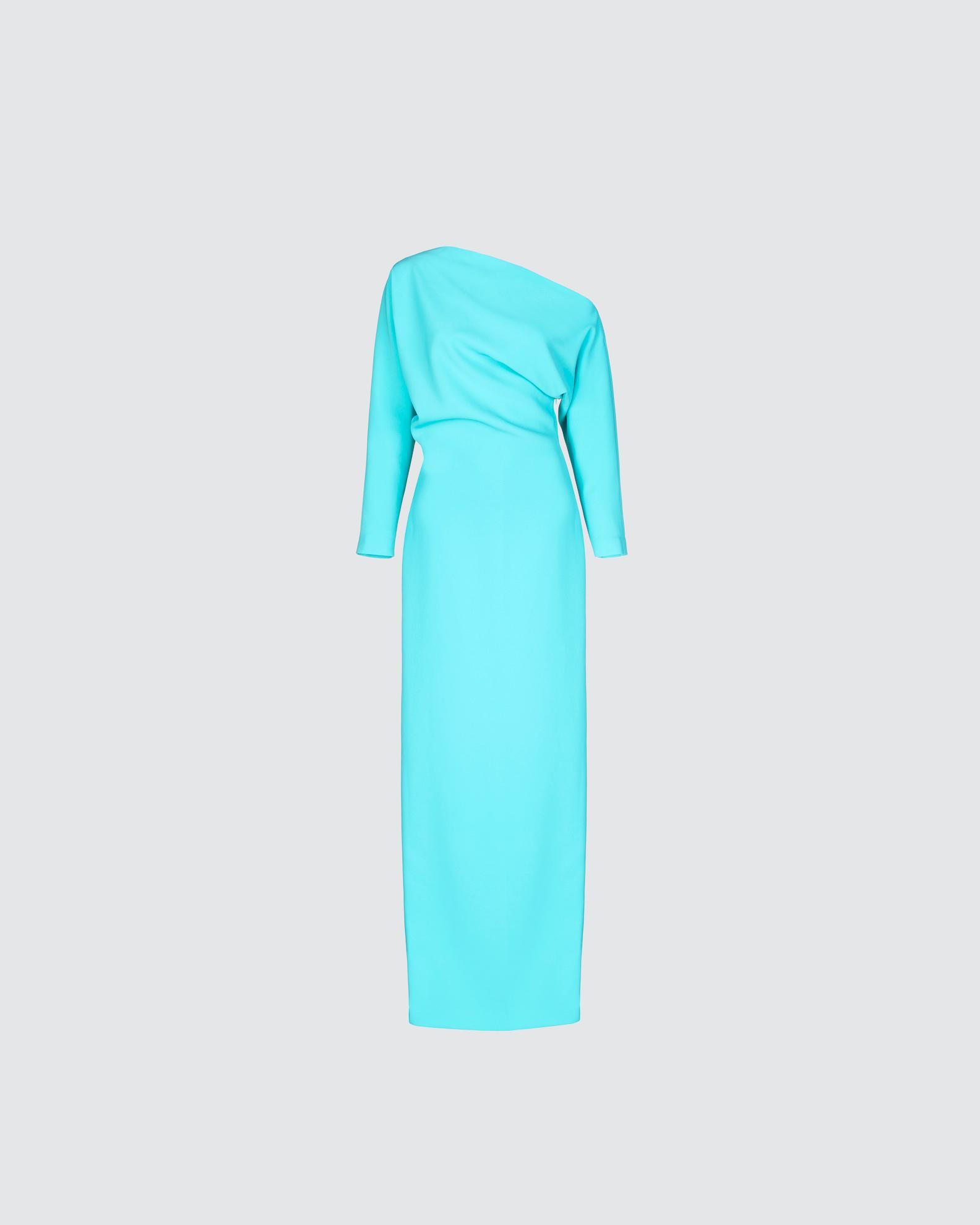 Off-shoulder maxi dress