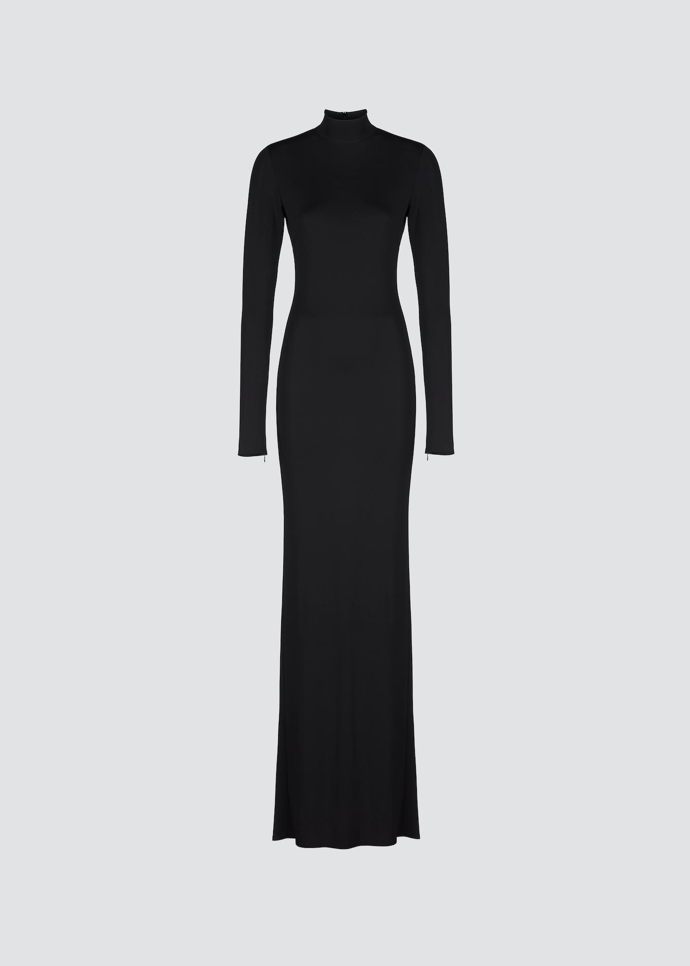 Evening gown with train