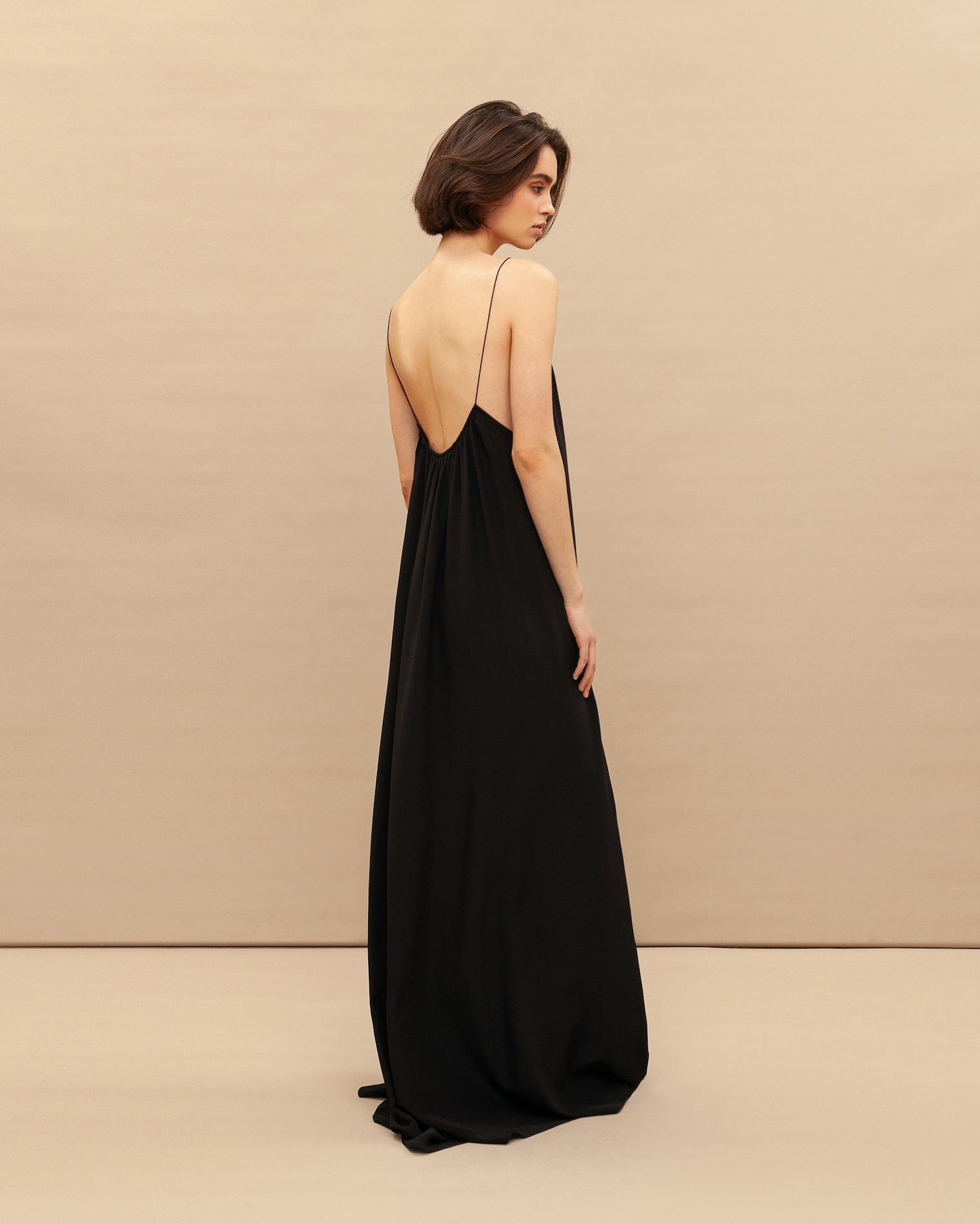 Silk maxi dress