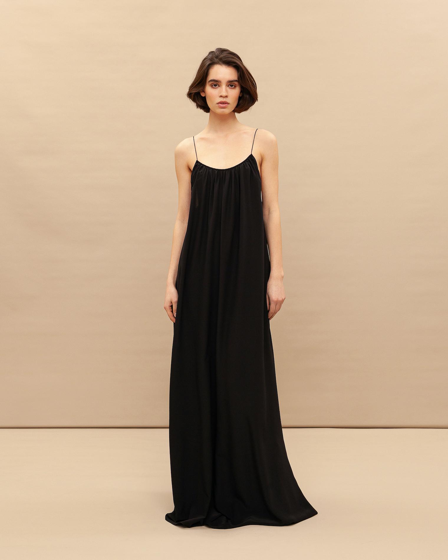 Silk maxi dress