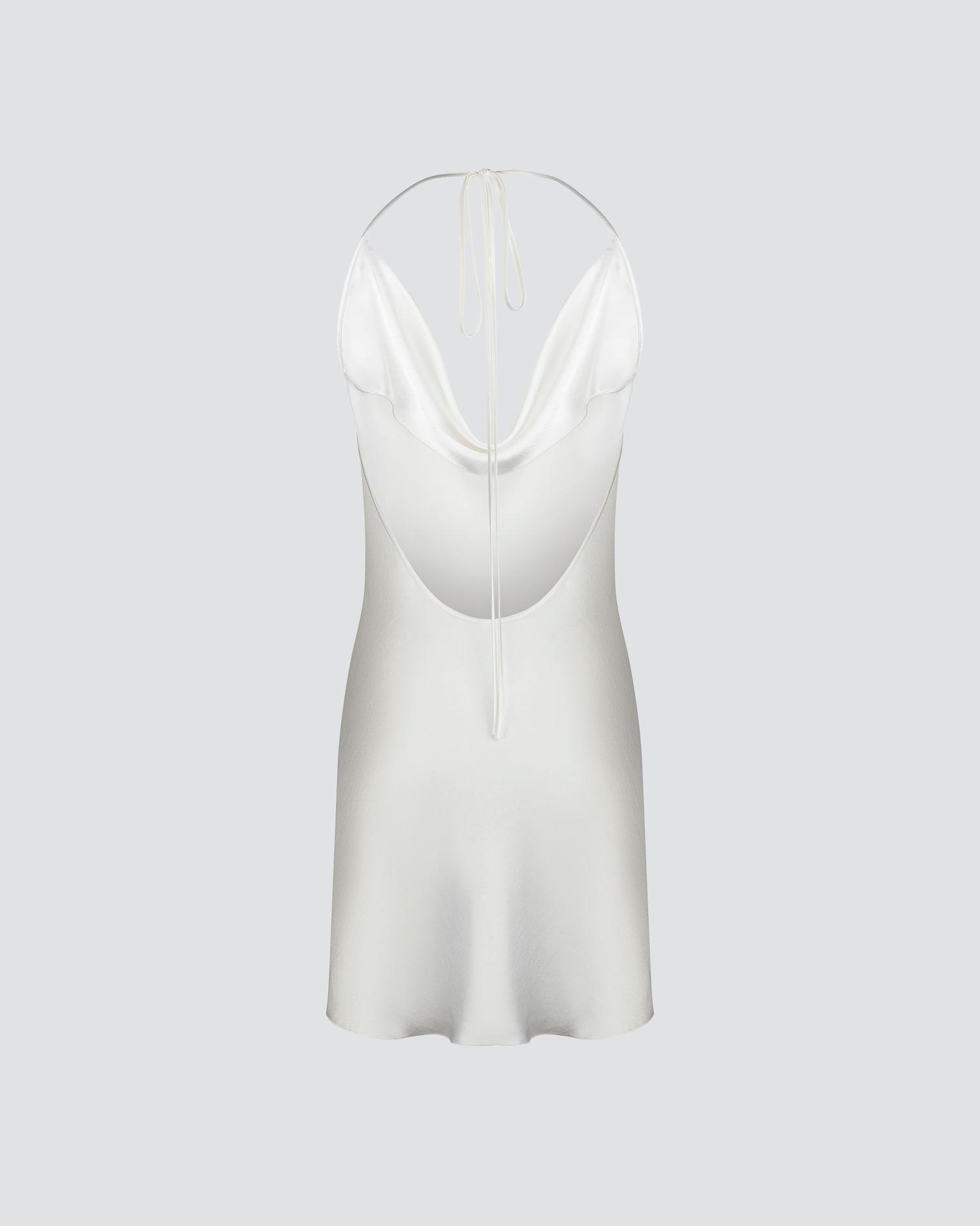 Halter mini dress