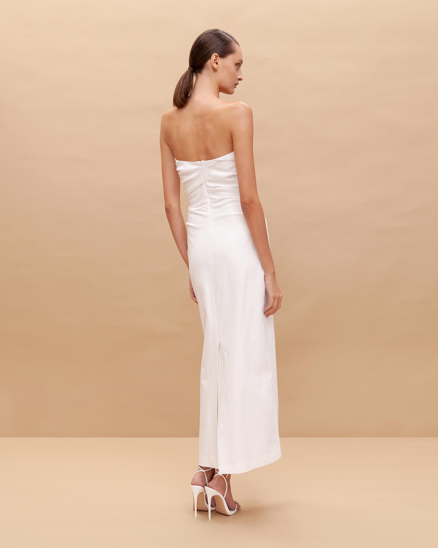 Bustier maxi dress