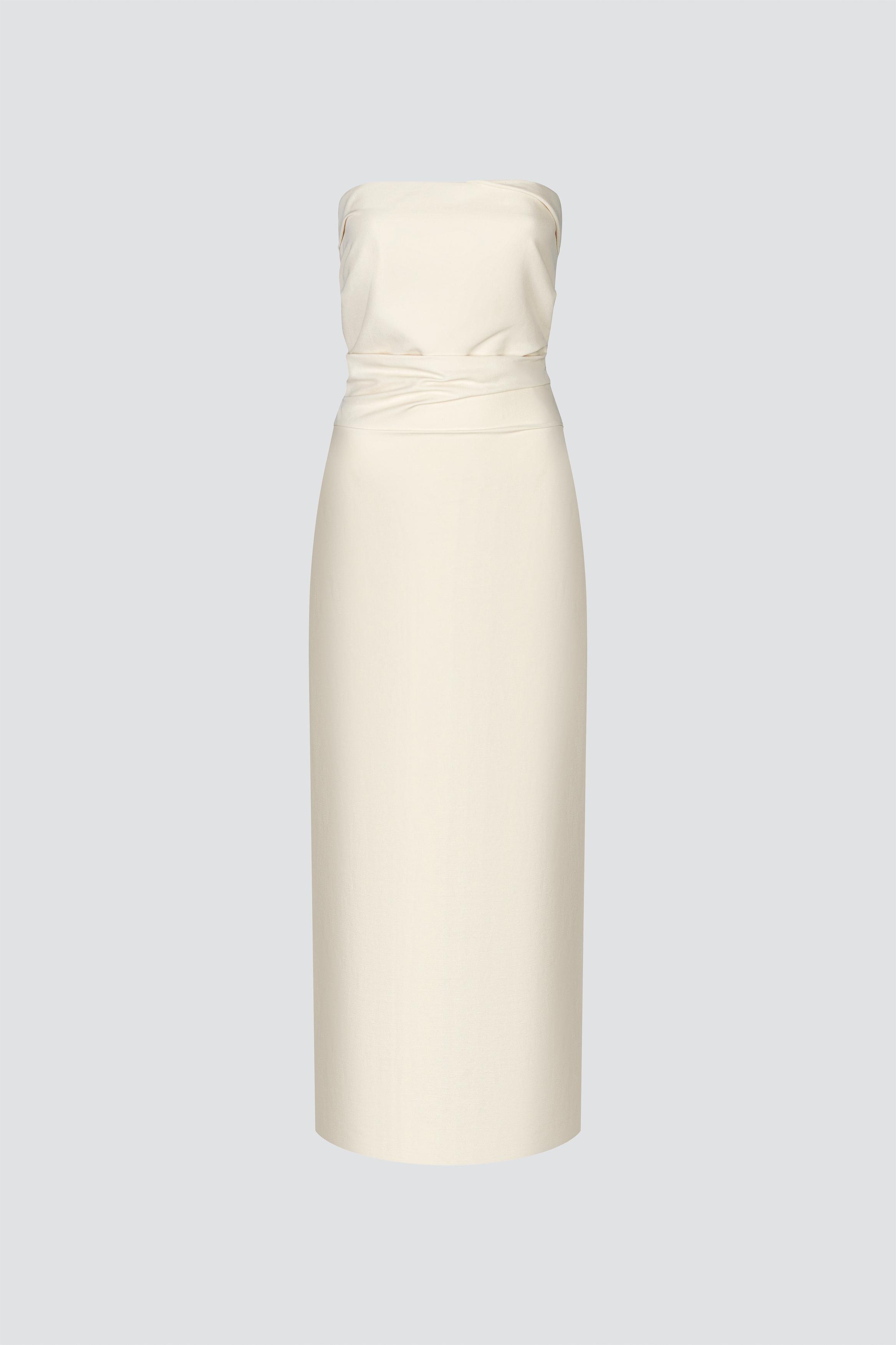 Bustier maxi dress