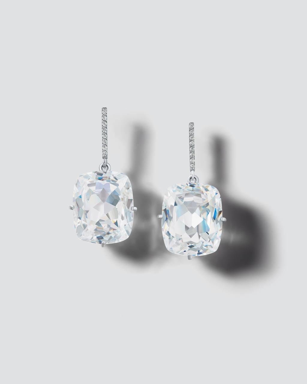 Crystal drop earrings