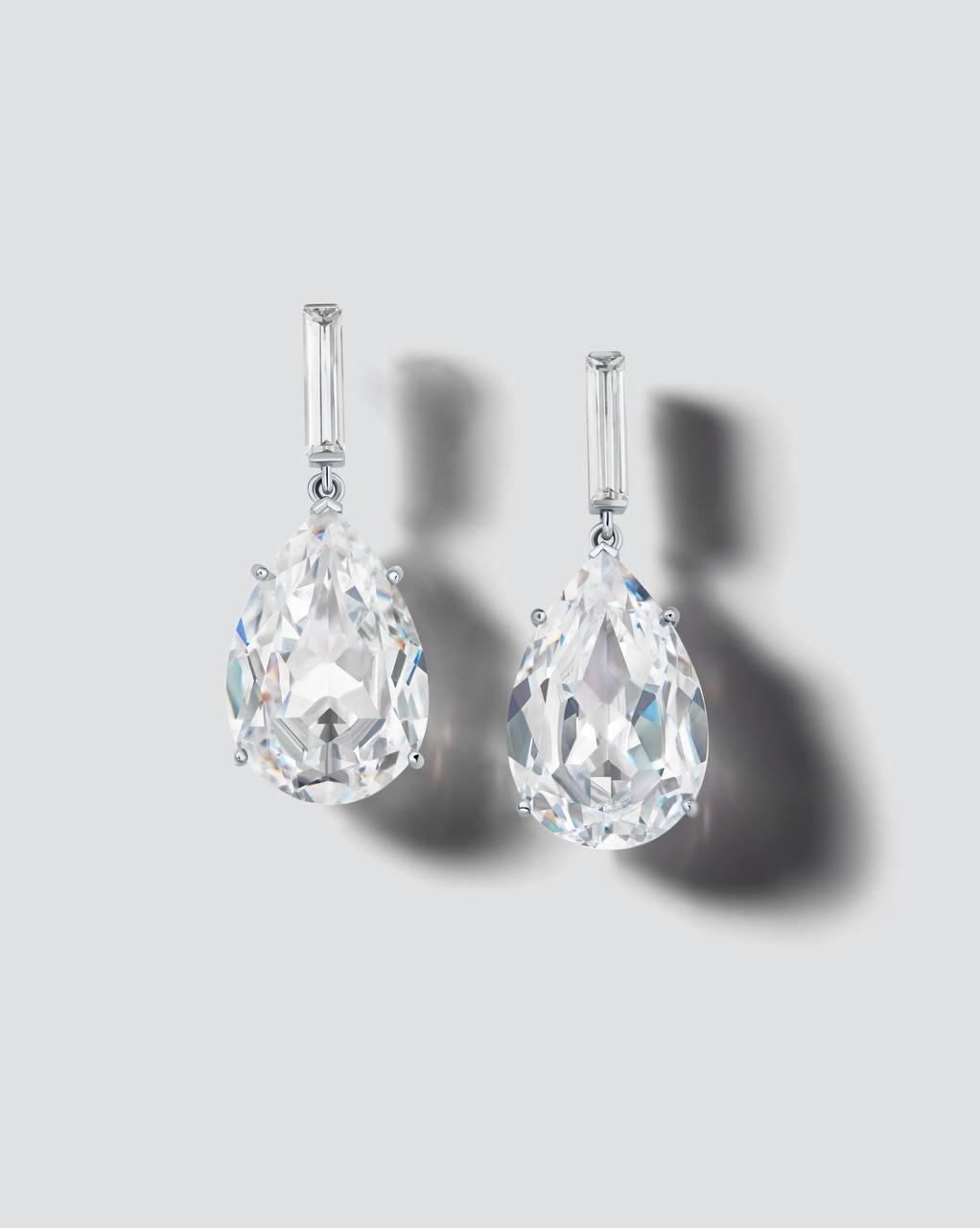 Crystal drop earrings