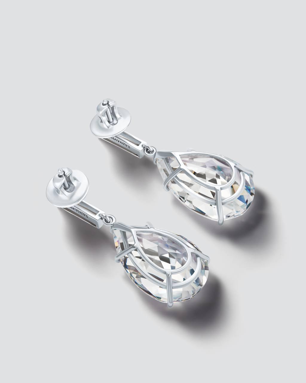 Crystal drop earrings