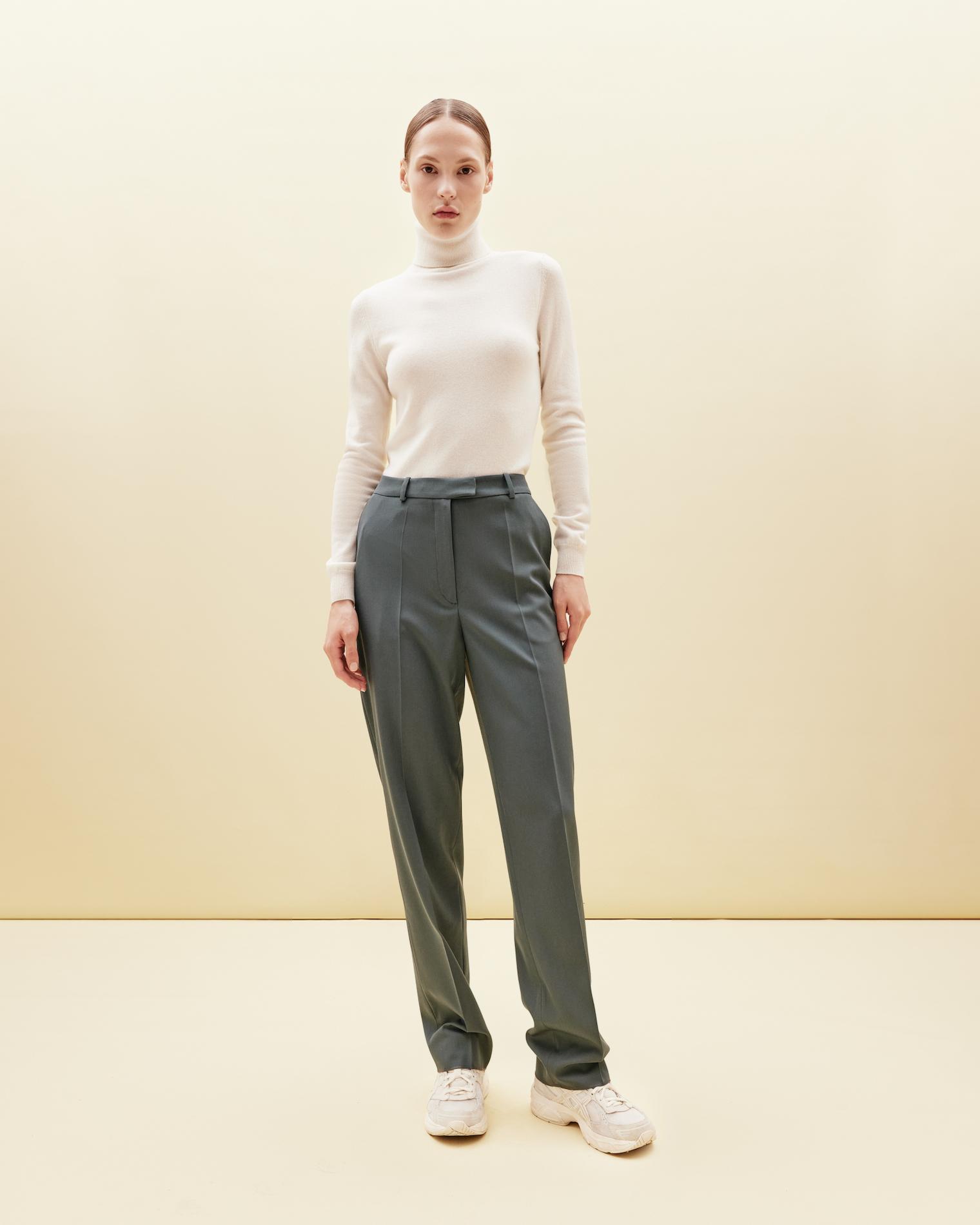 Wool pants