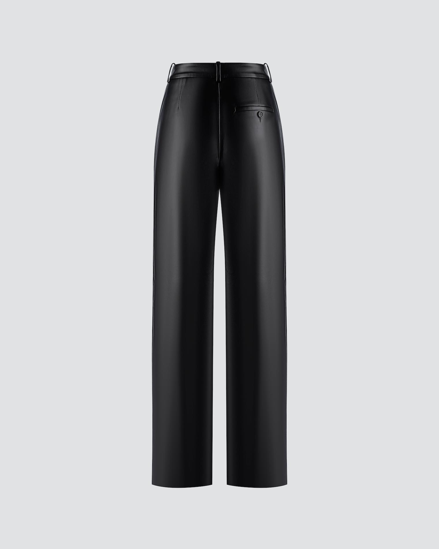 Vegan leather pants