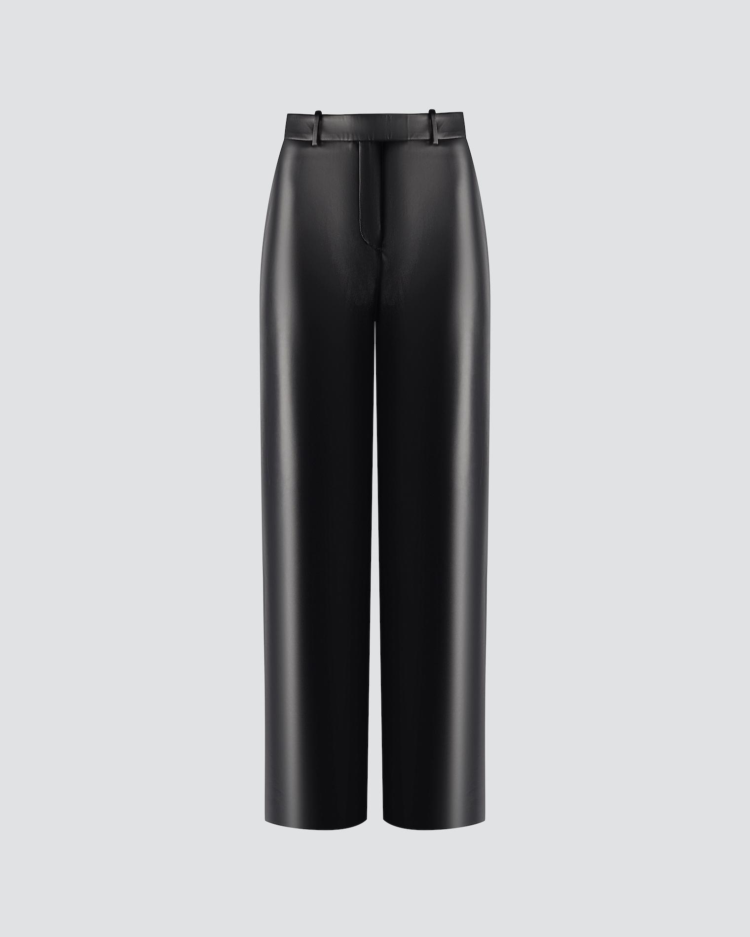 Vegan leather pants