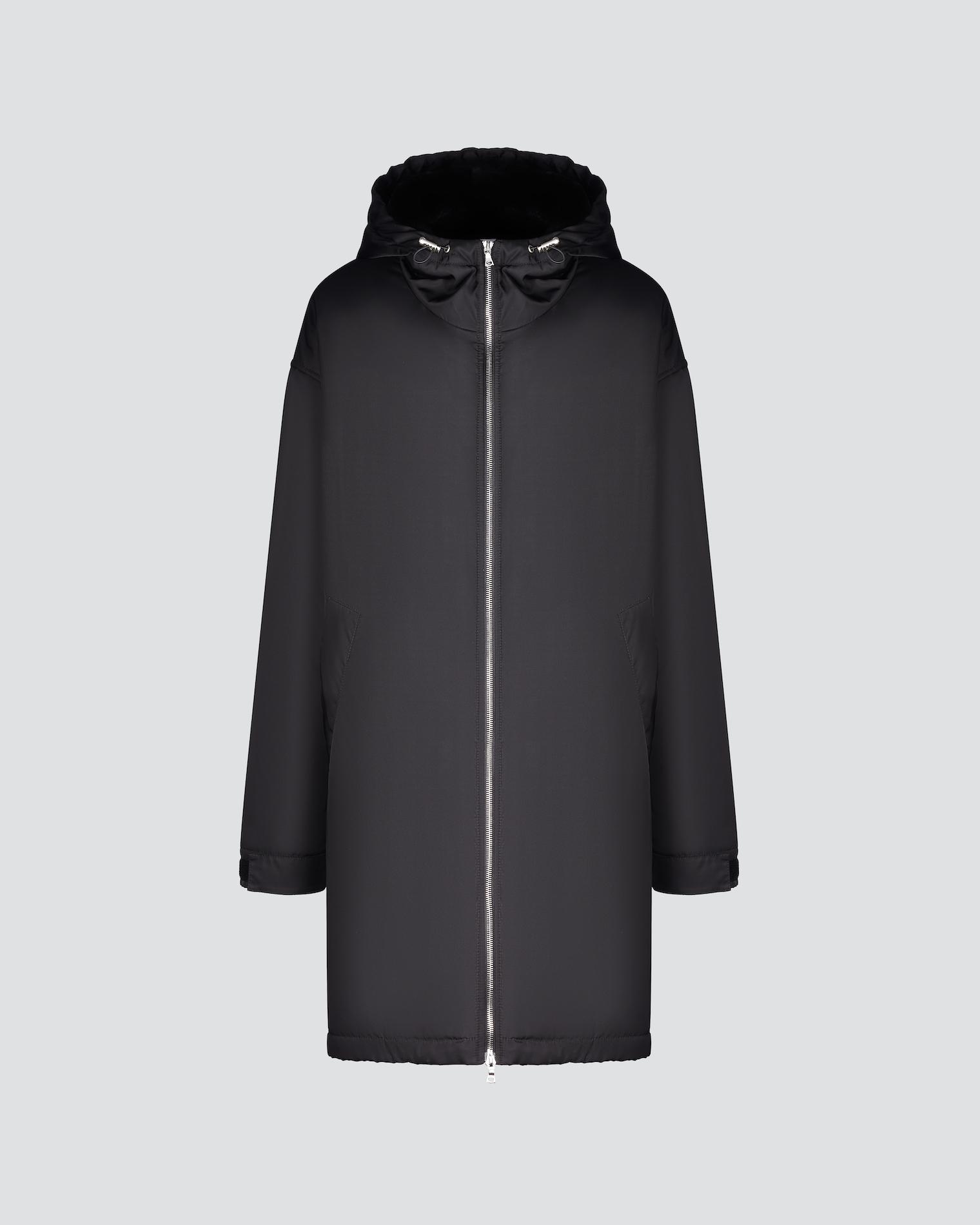 Hooded parka coat