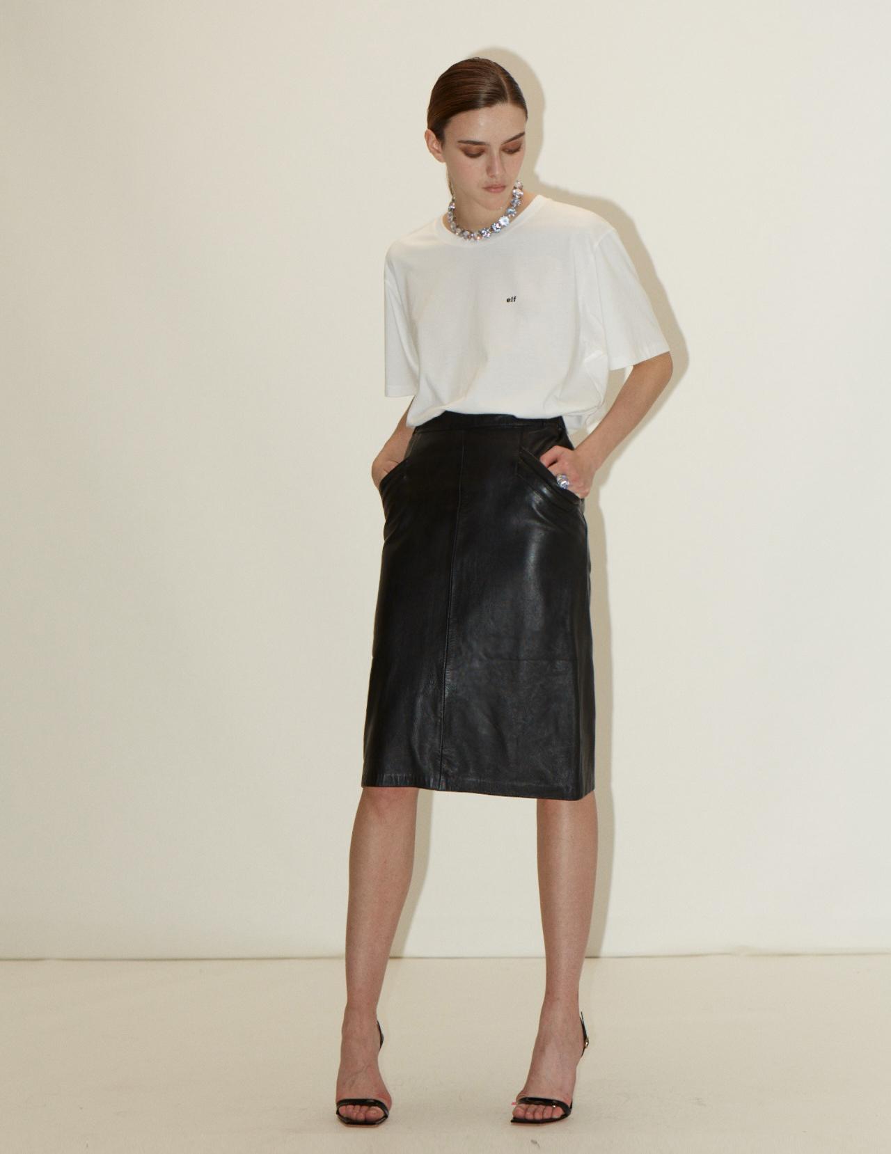 Leather skirt