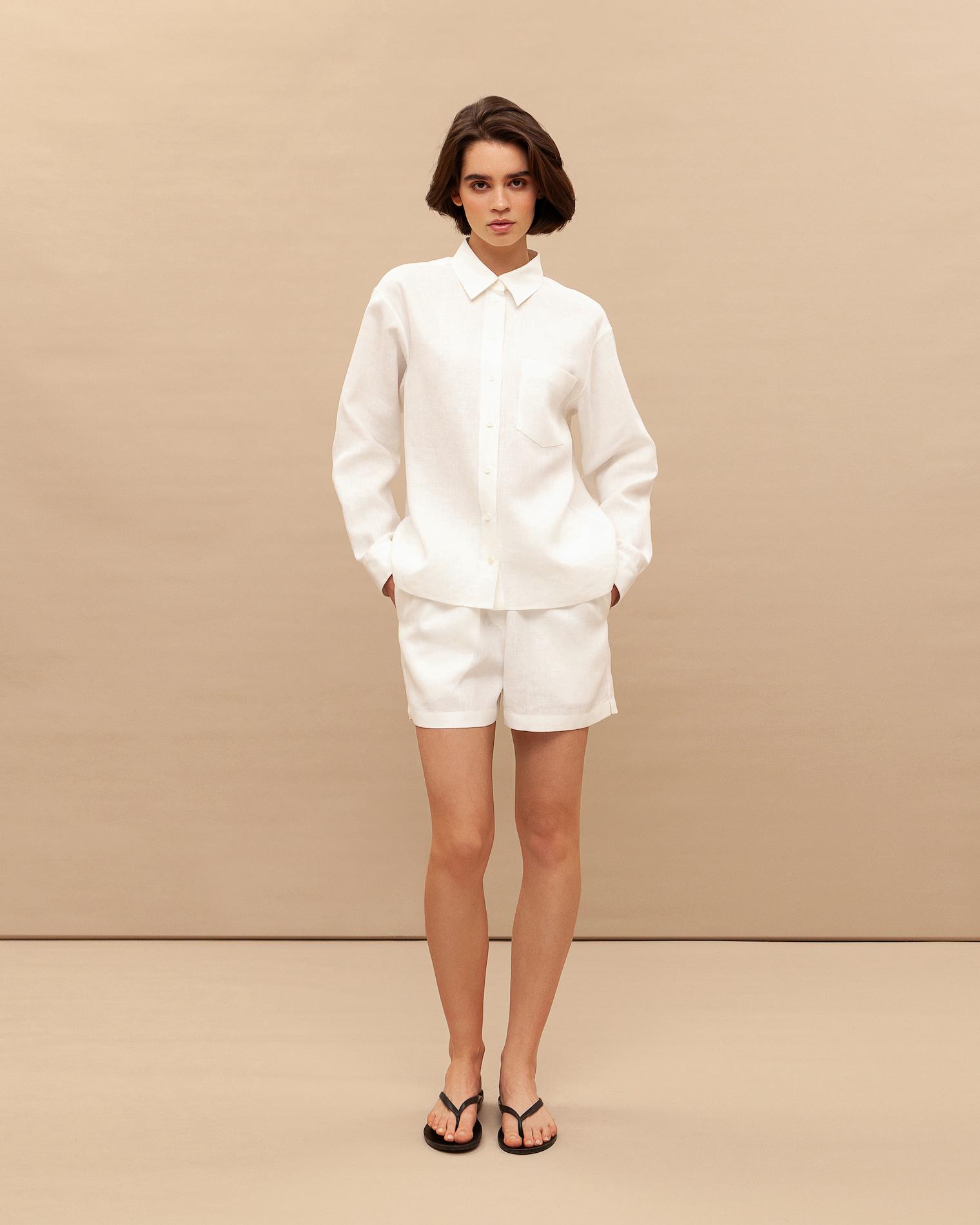 Linen shorts