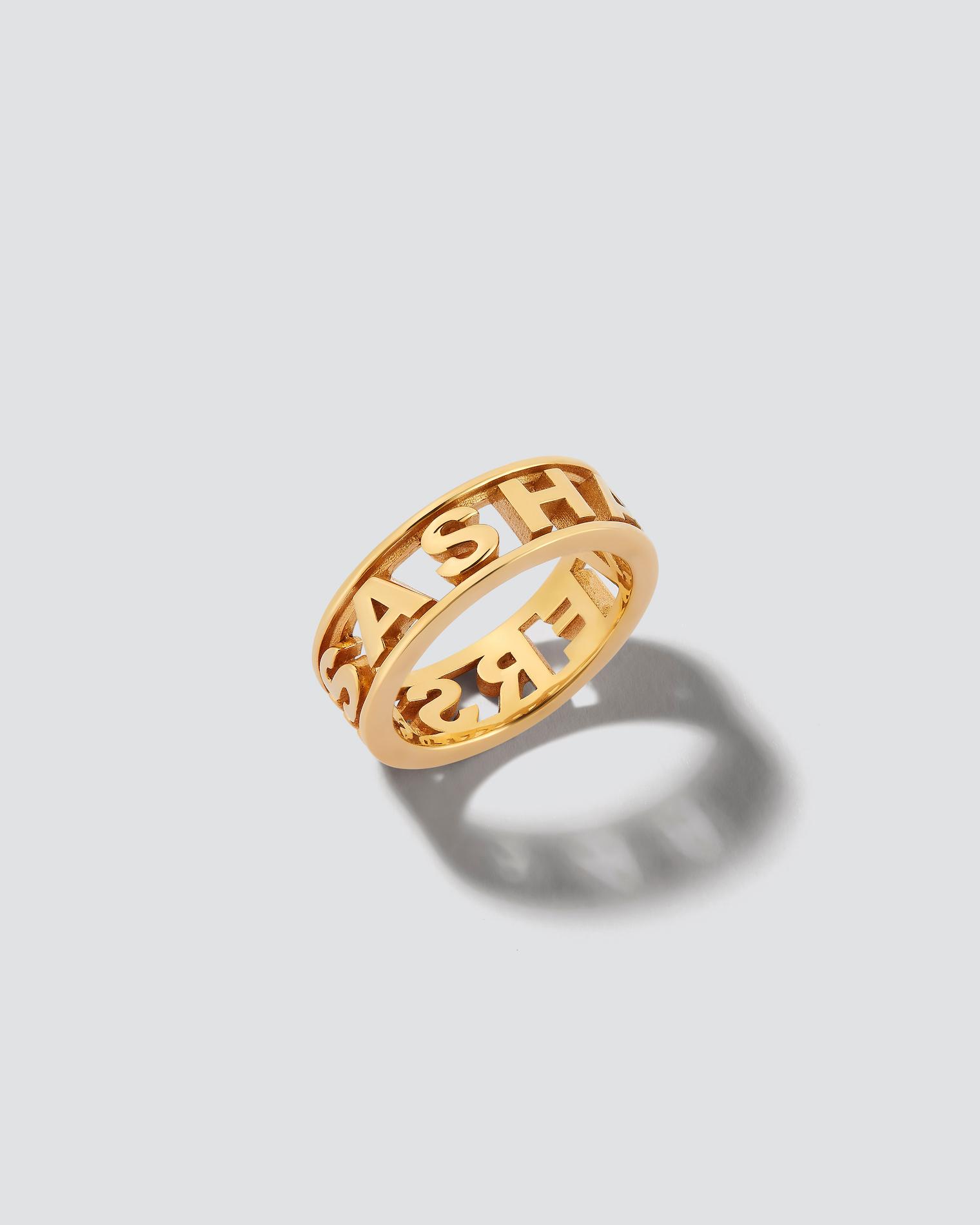 SASHAVERSE logo ring