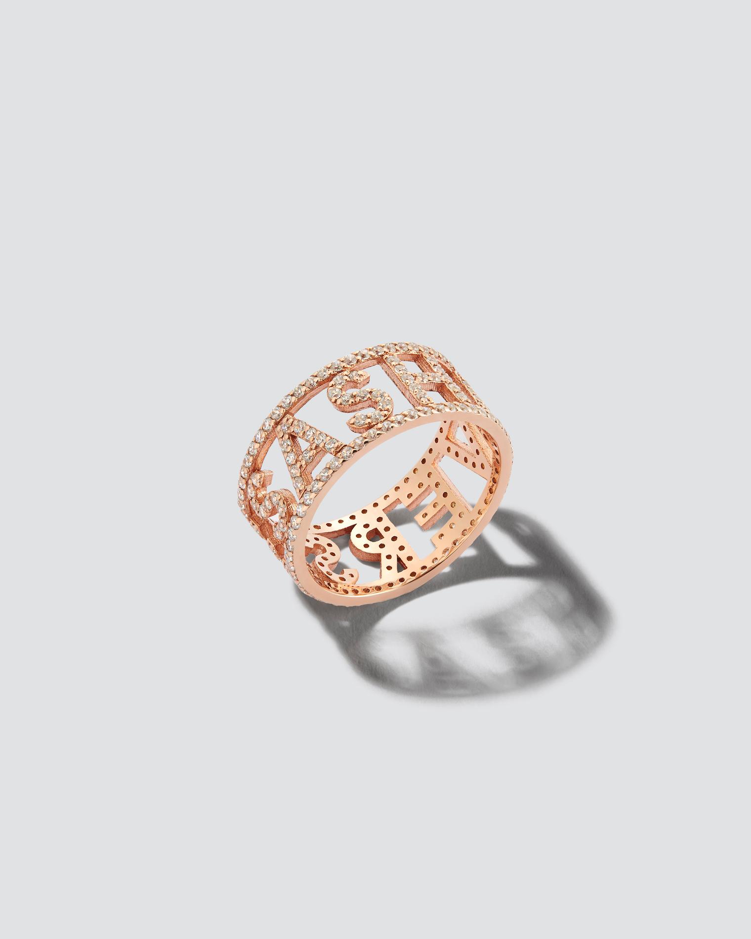 Ring SASHAVERSE with a pavé of crystals