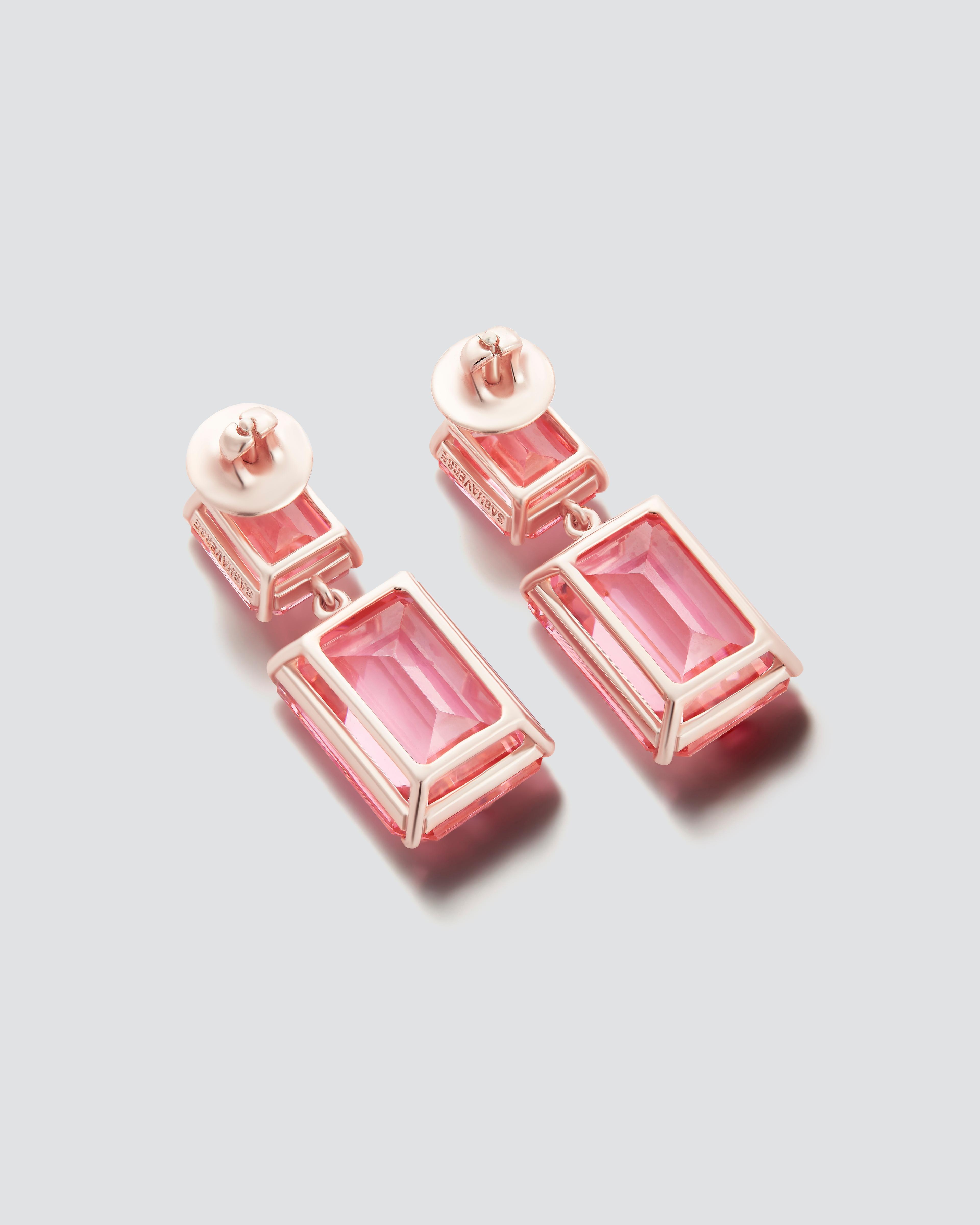 Crystal drop earrings