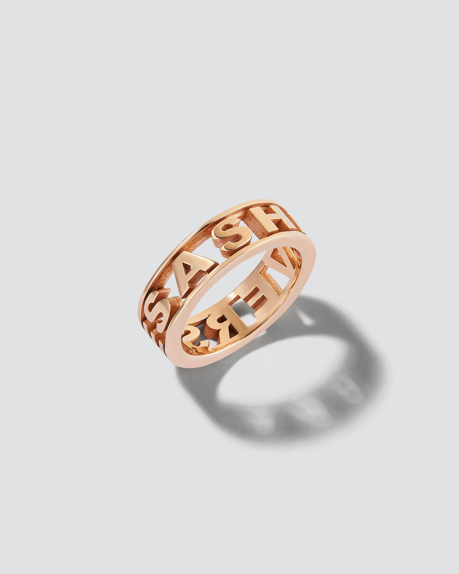 SASHAVERSE logo ring