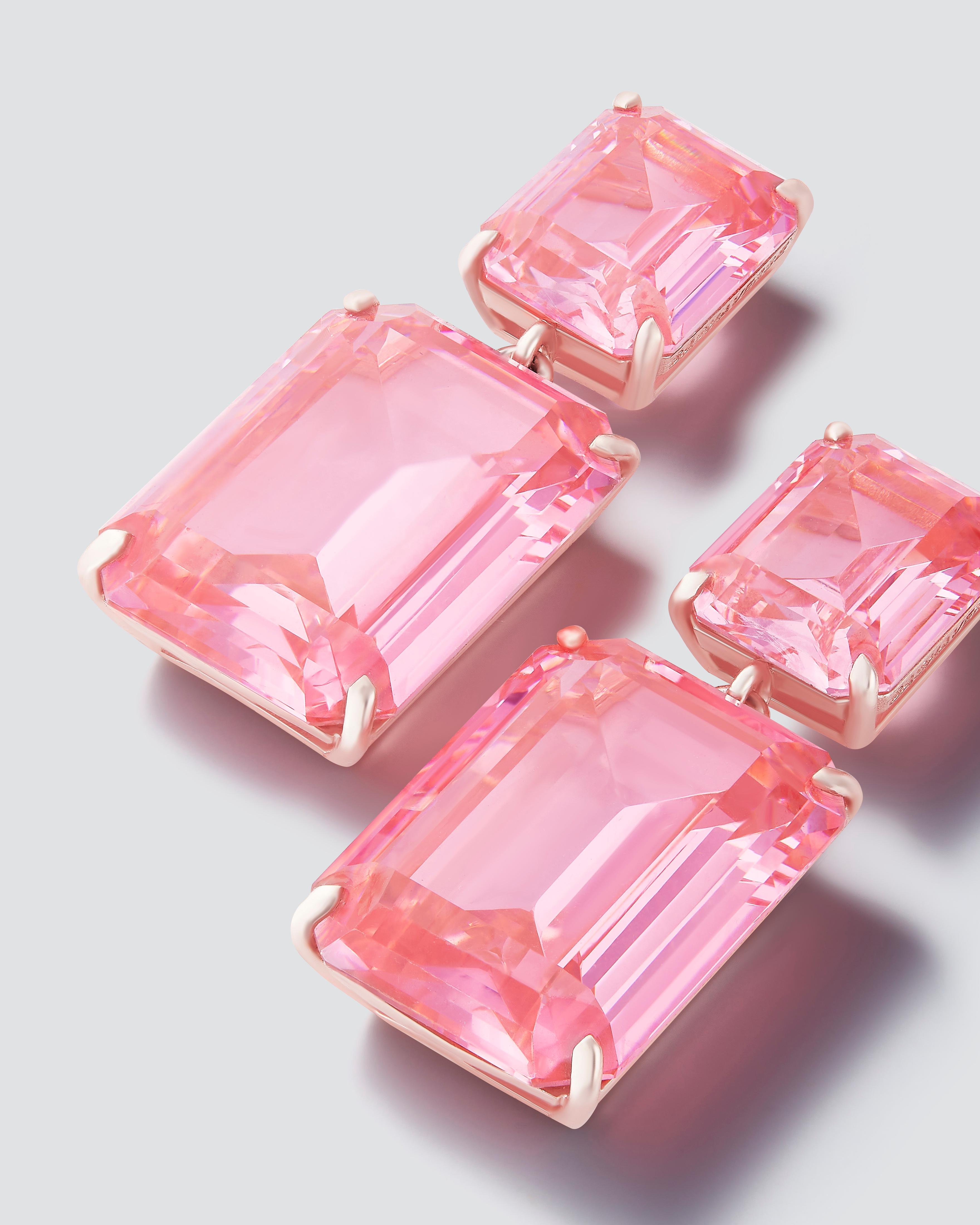 Crystal drop earrings