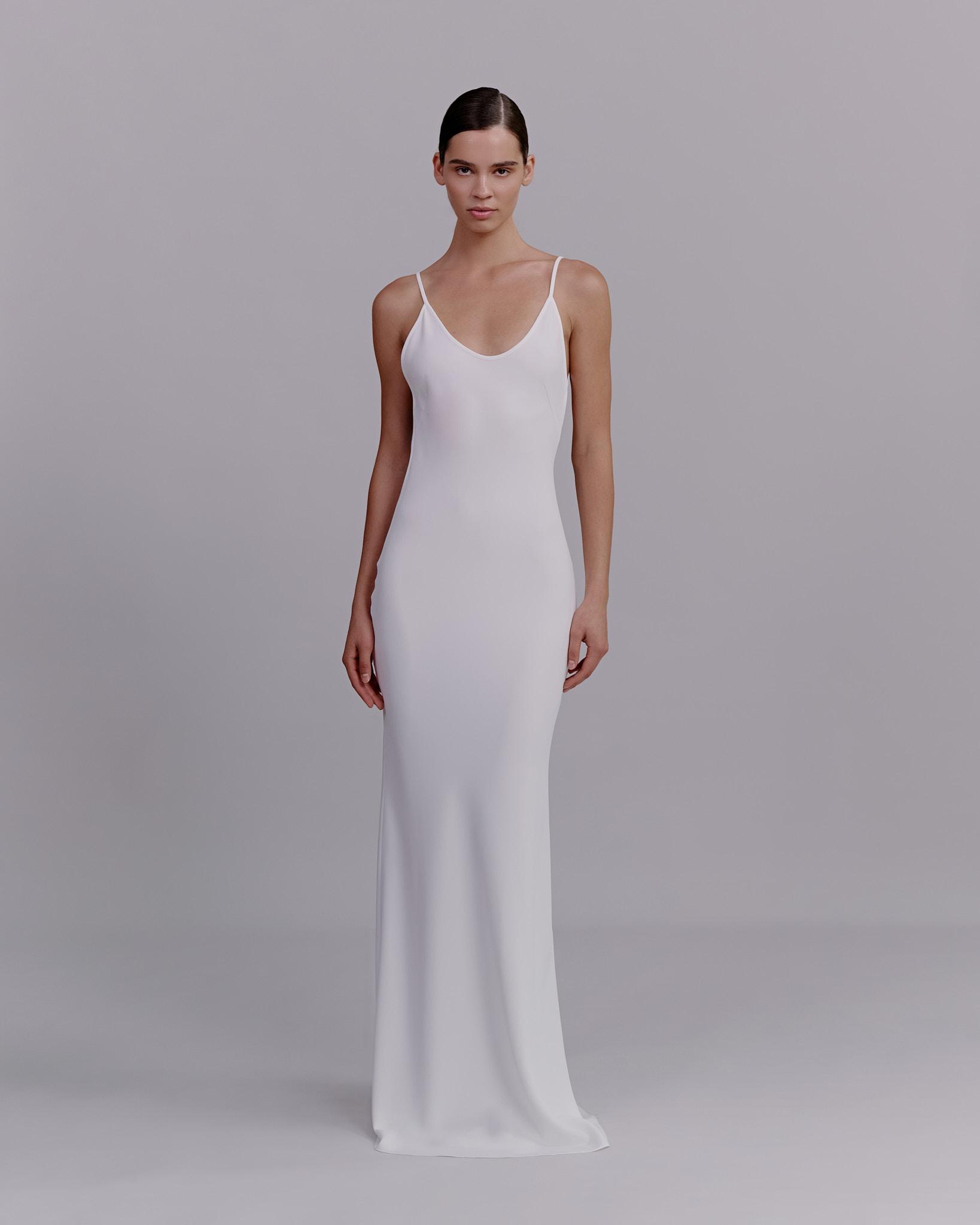Open back maxi dress