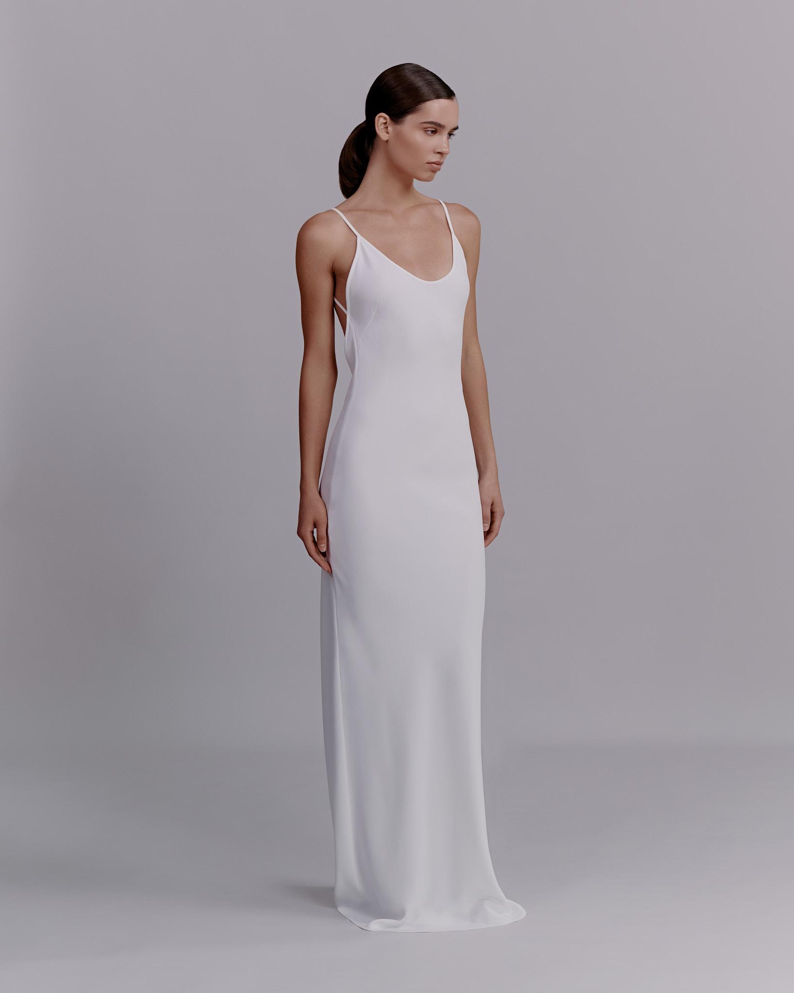Open back maxi dress