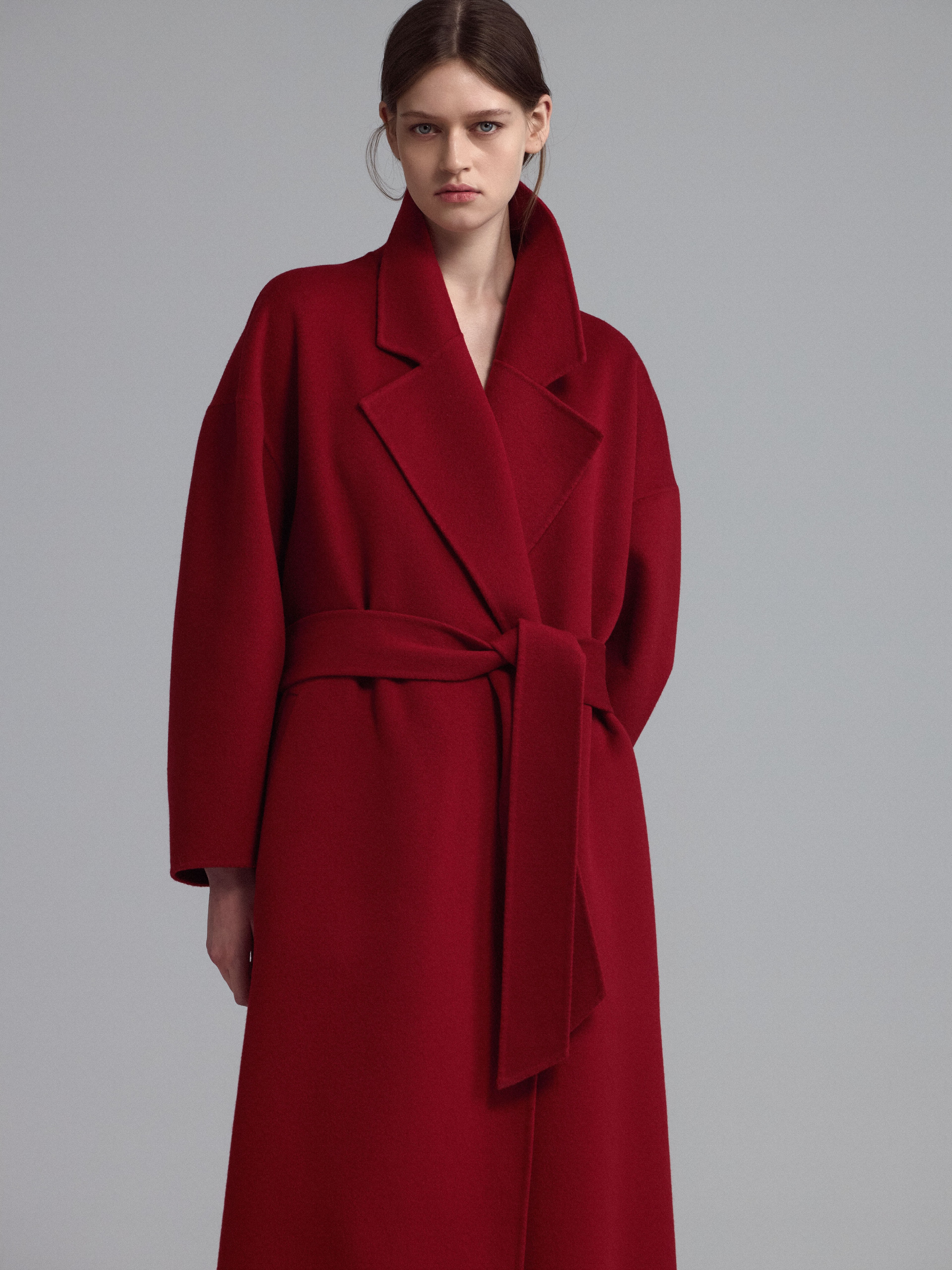 Пальто-халат из кашемира 