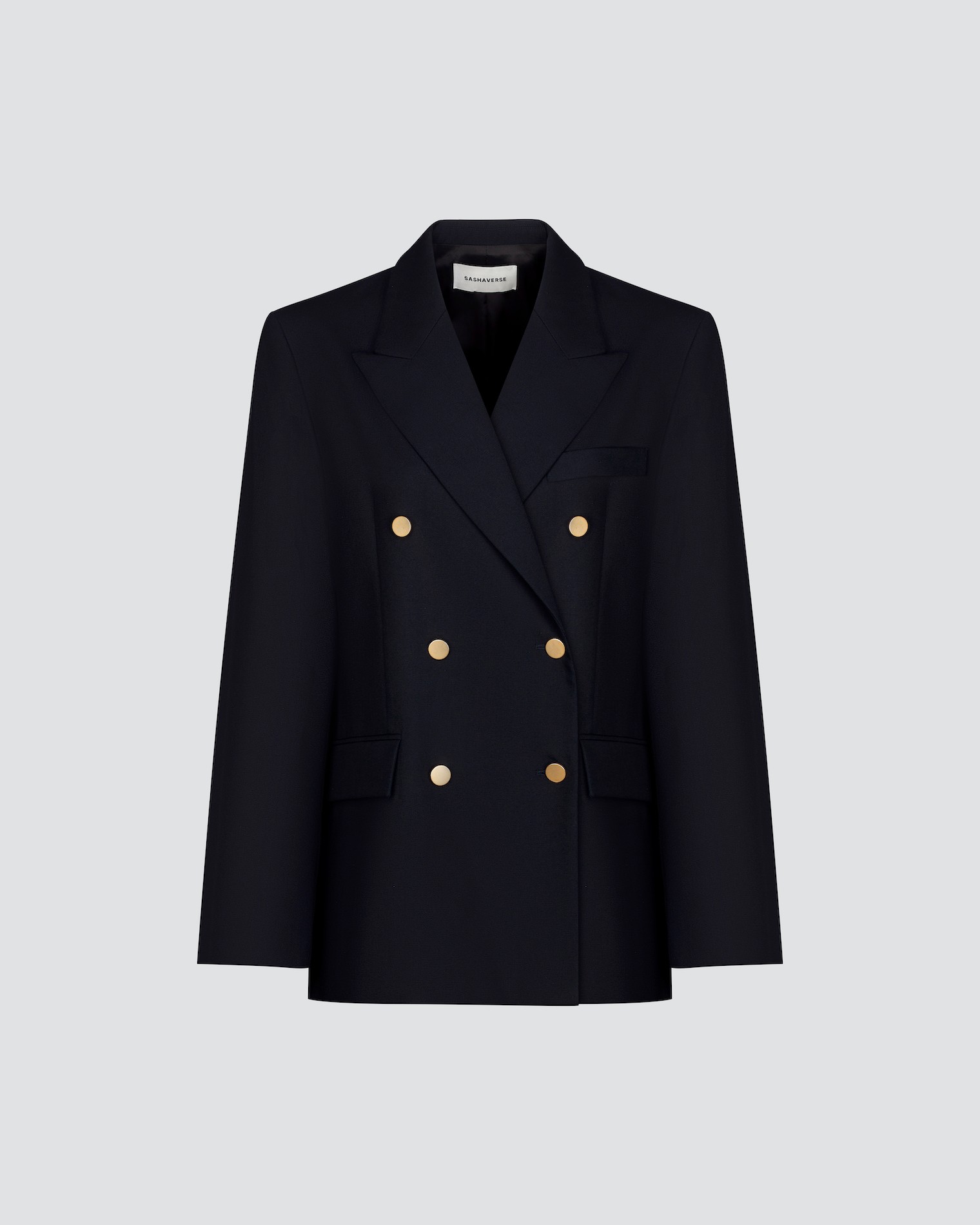 Double-breasted cotton jacket