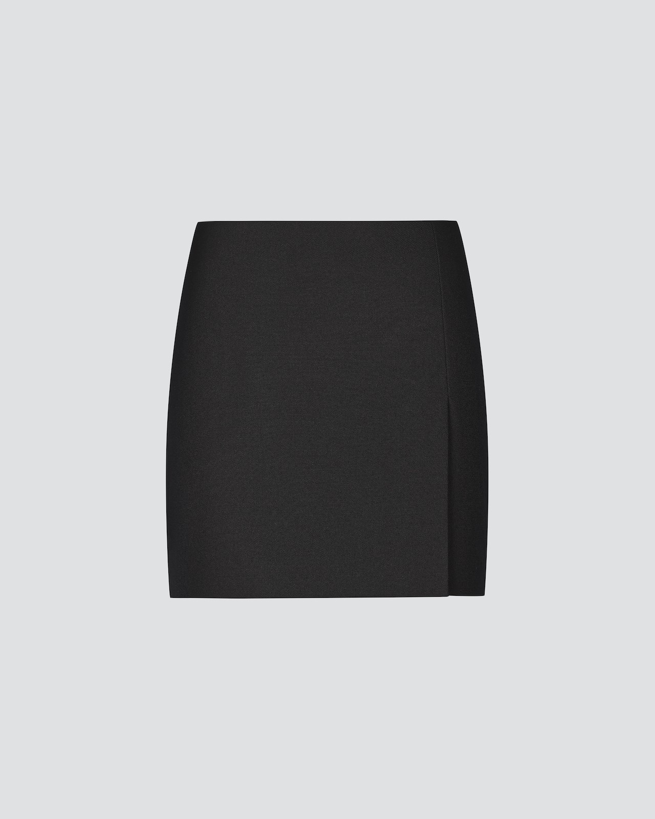 Wool mini skirt