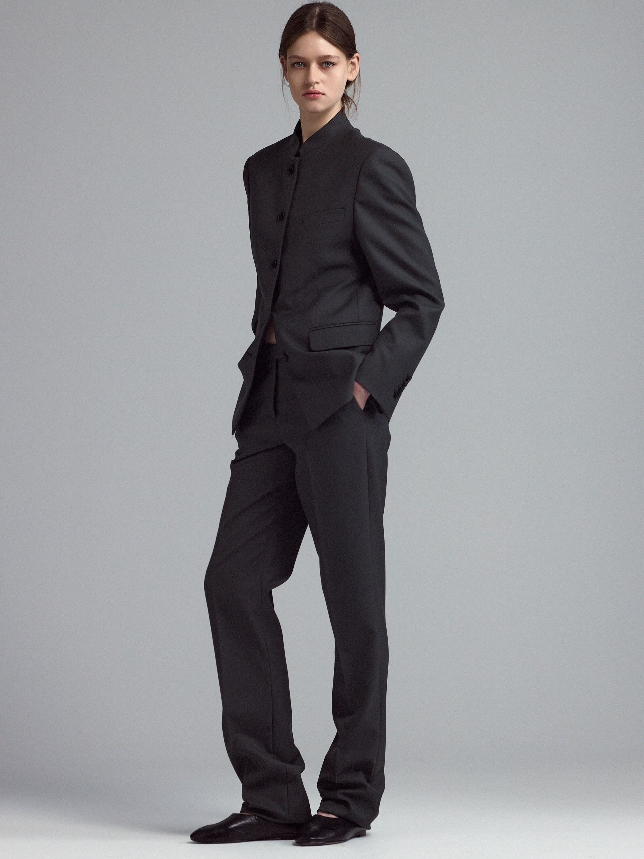 Брюки из смесовой шерсти 