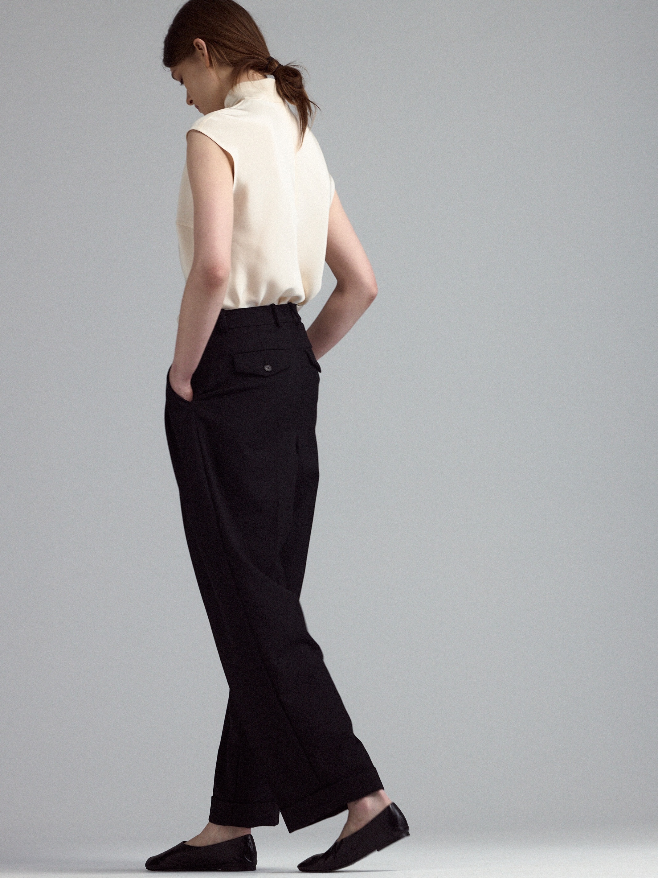 Брюки из шерсти