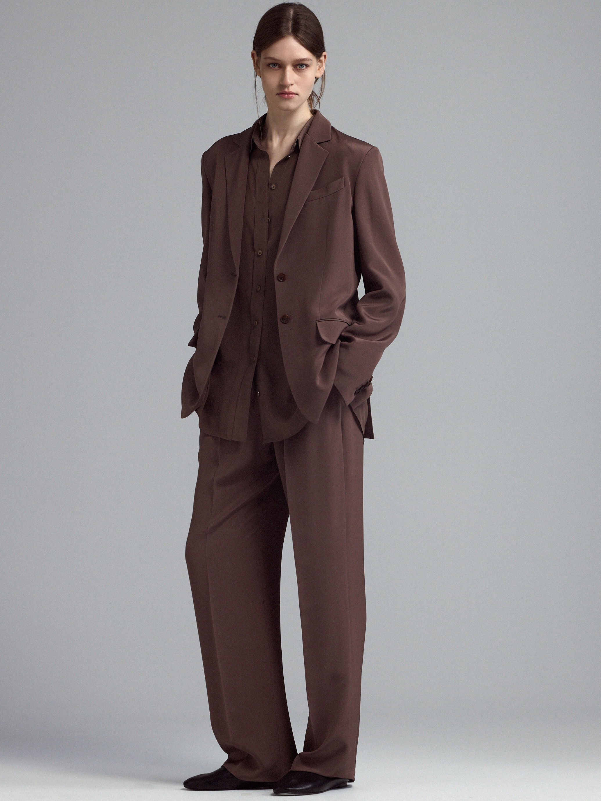 Брюки из шелка