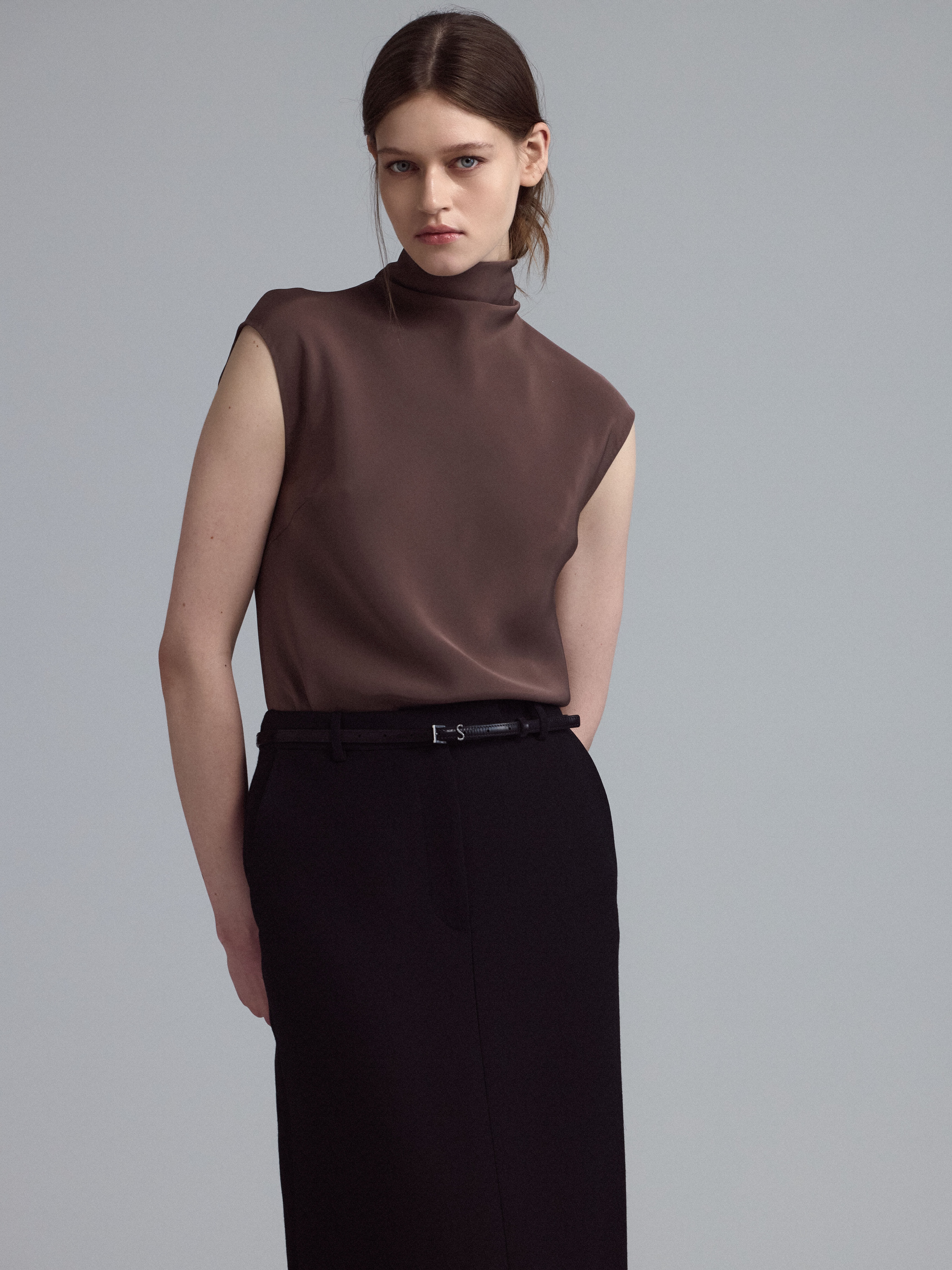 Топ из шелка