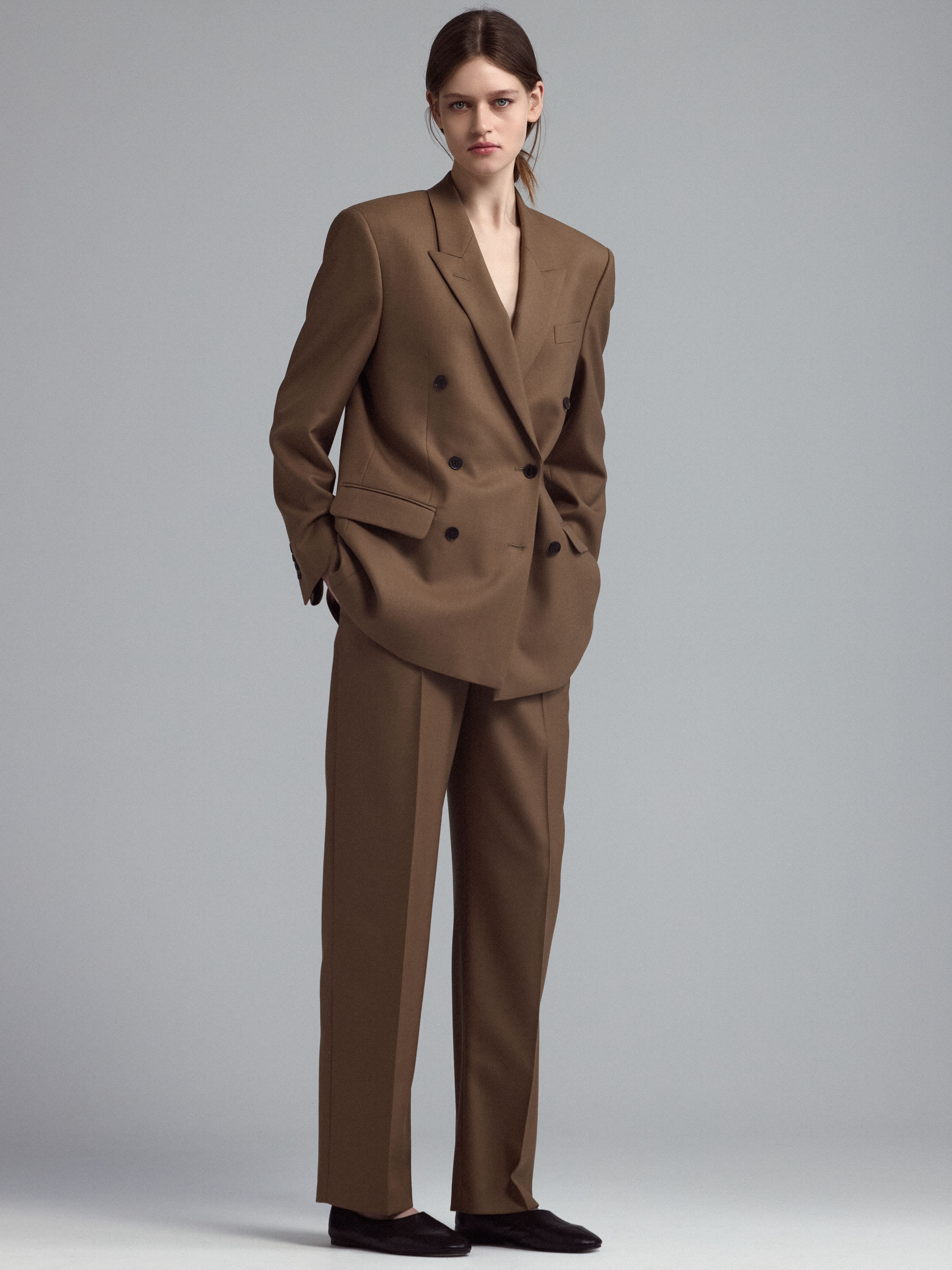 Брюки из шерсти 