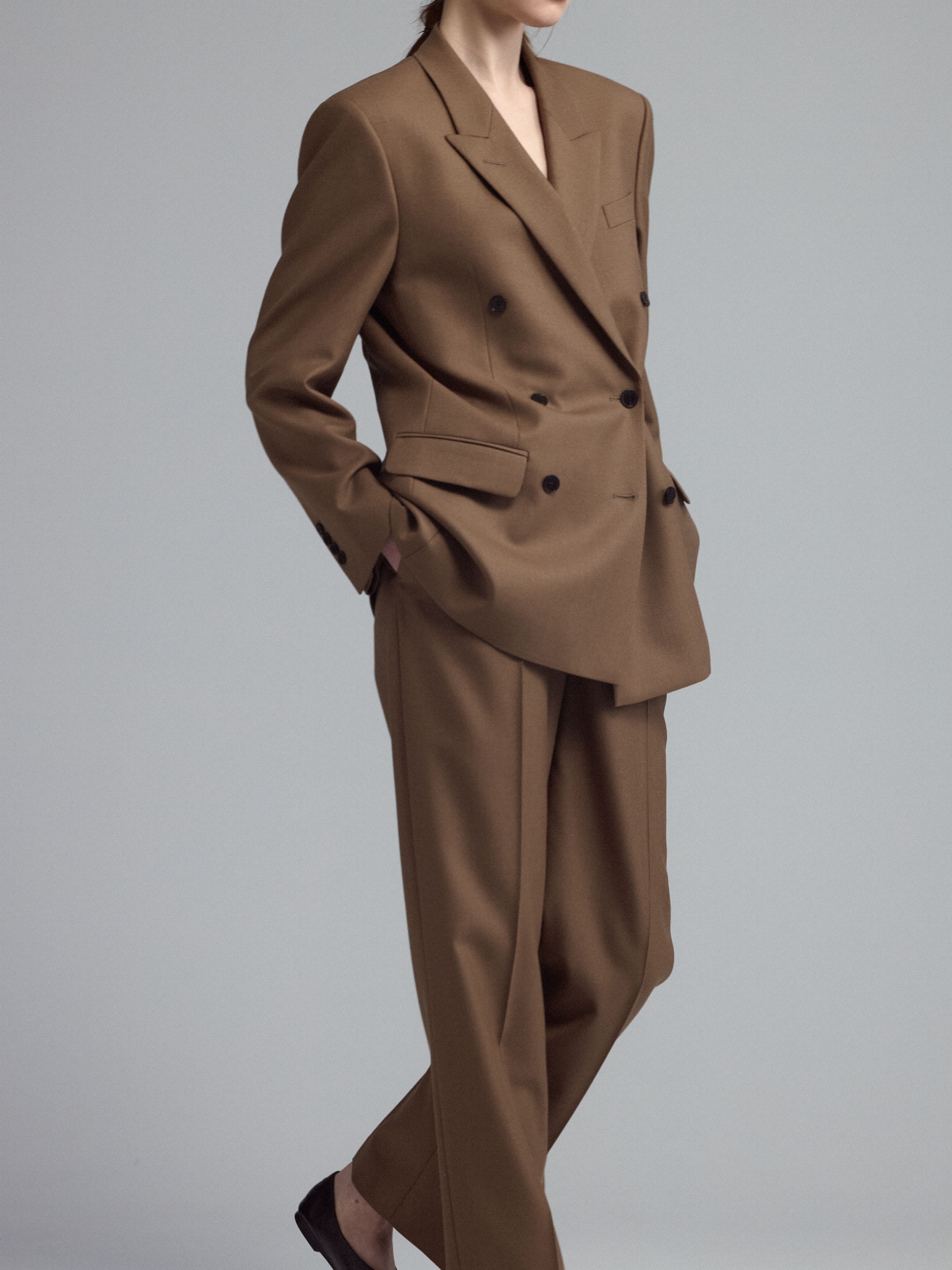 Брюки из шерсти 