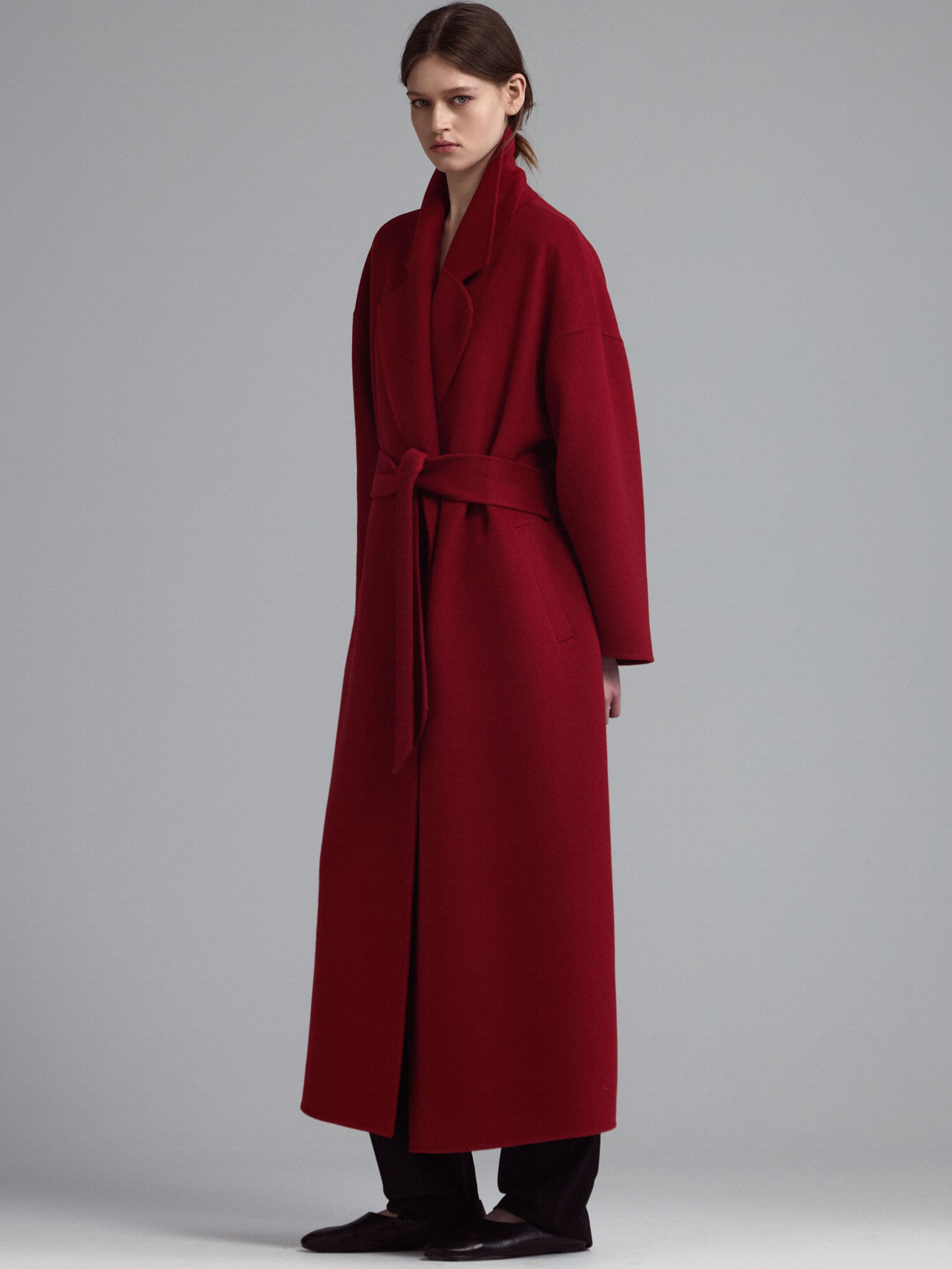 Пальто-халат из кашемира 