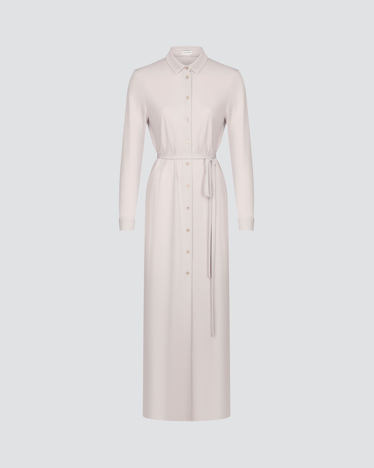 Jersey shirt-dress