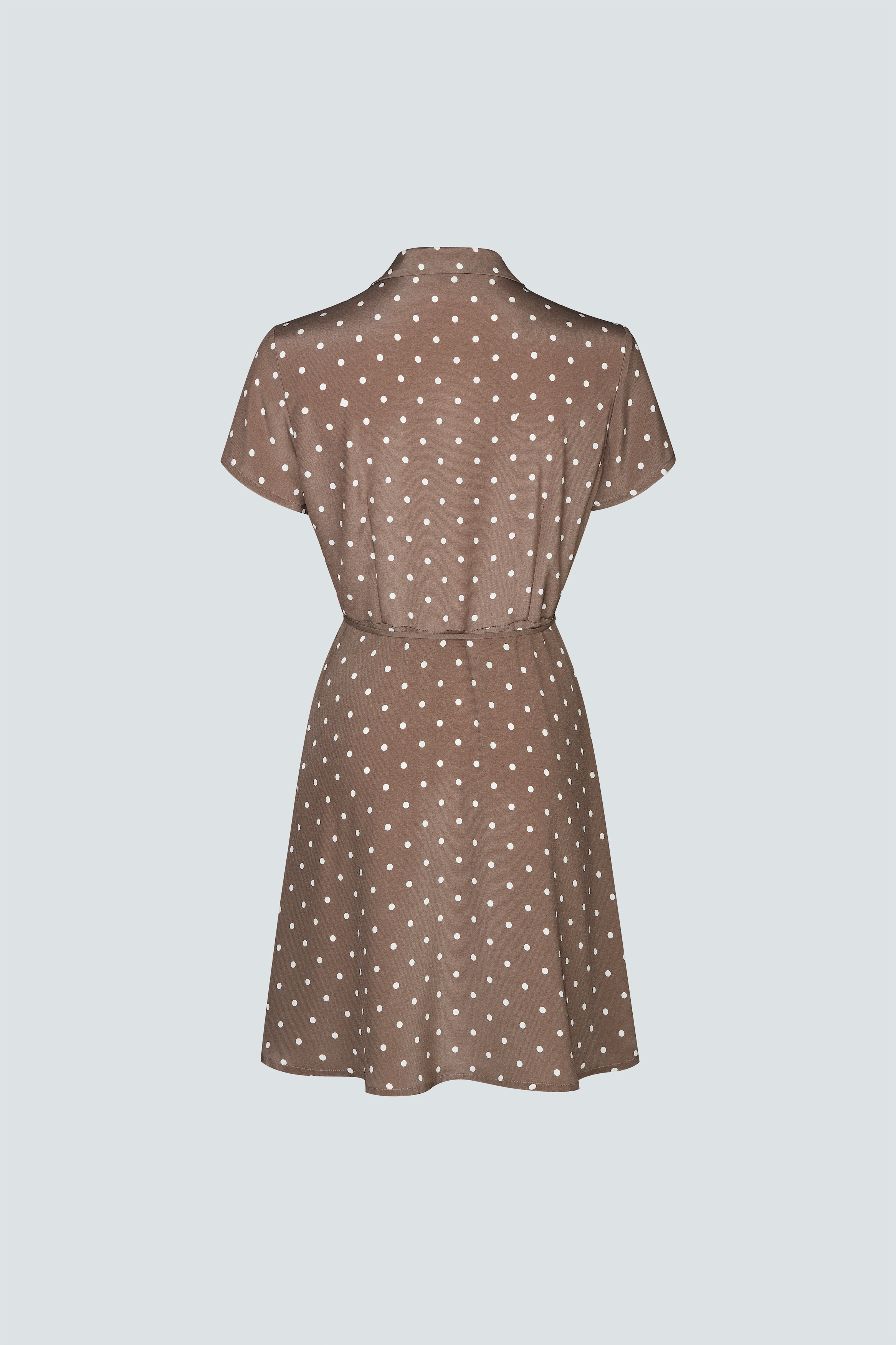  Polka dot print mini dress