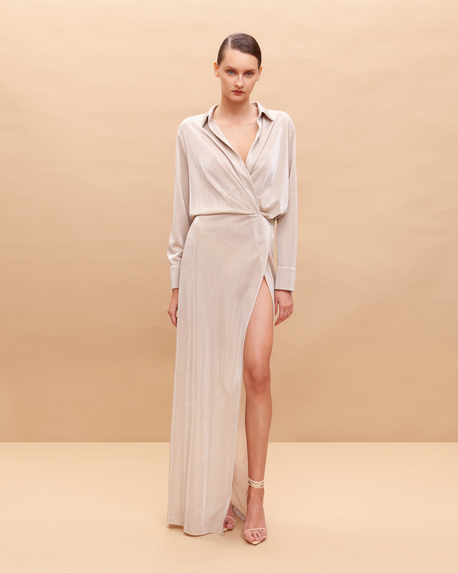 Maxi dress with slit
