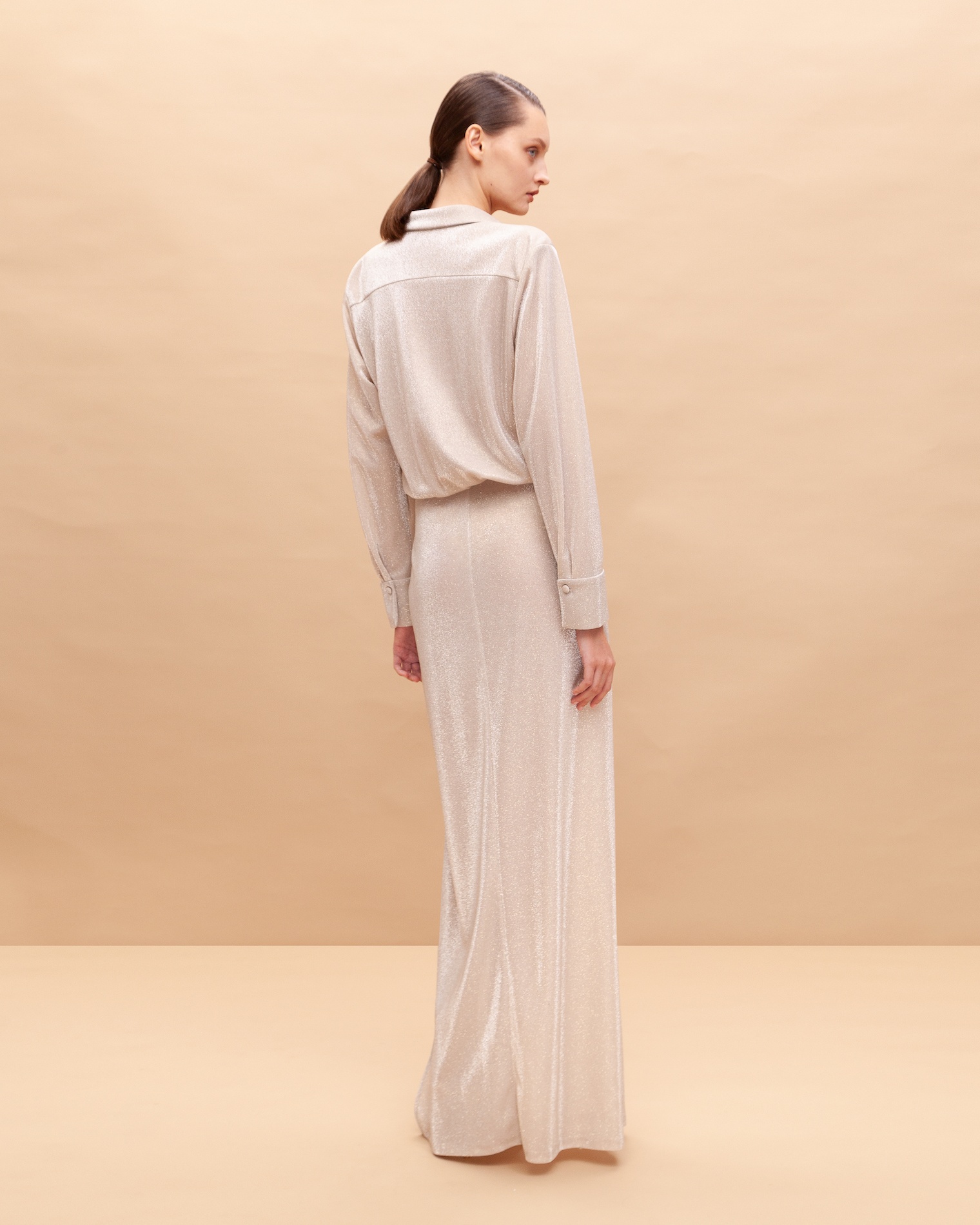 Maxi dress with slit