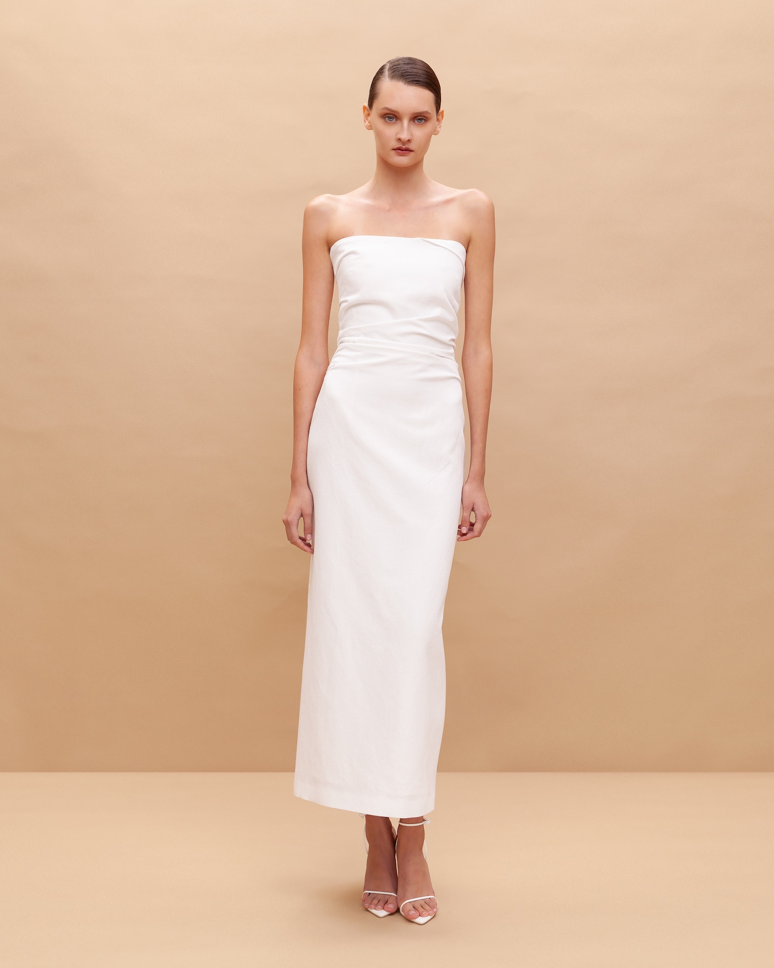 Bustier maxi dress