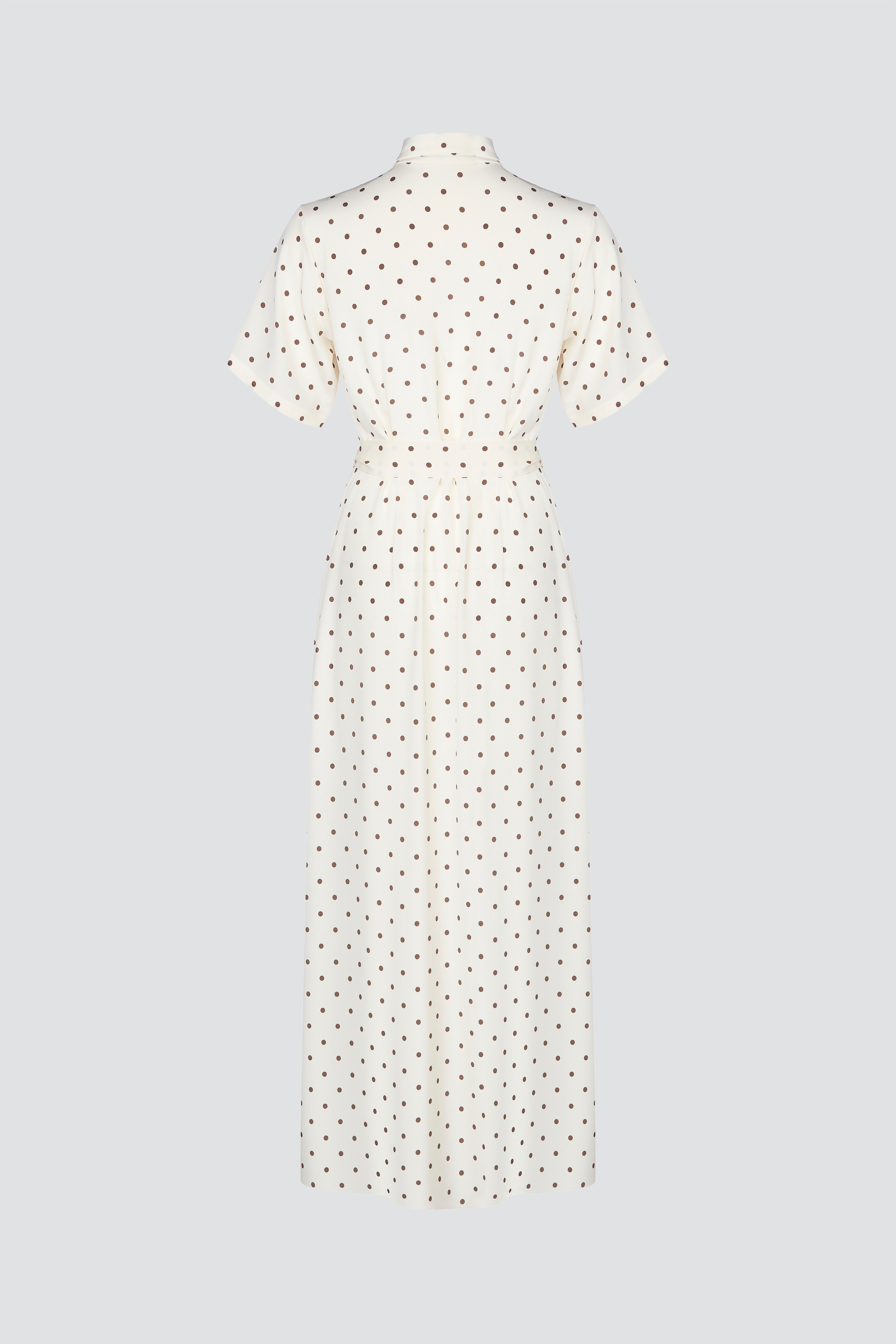 Maxi polka dot print dress