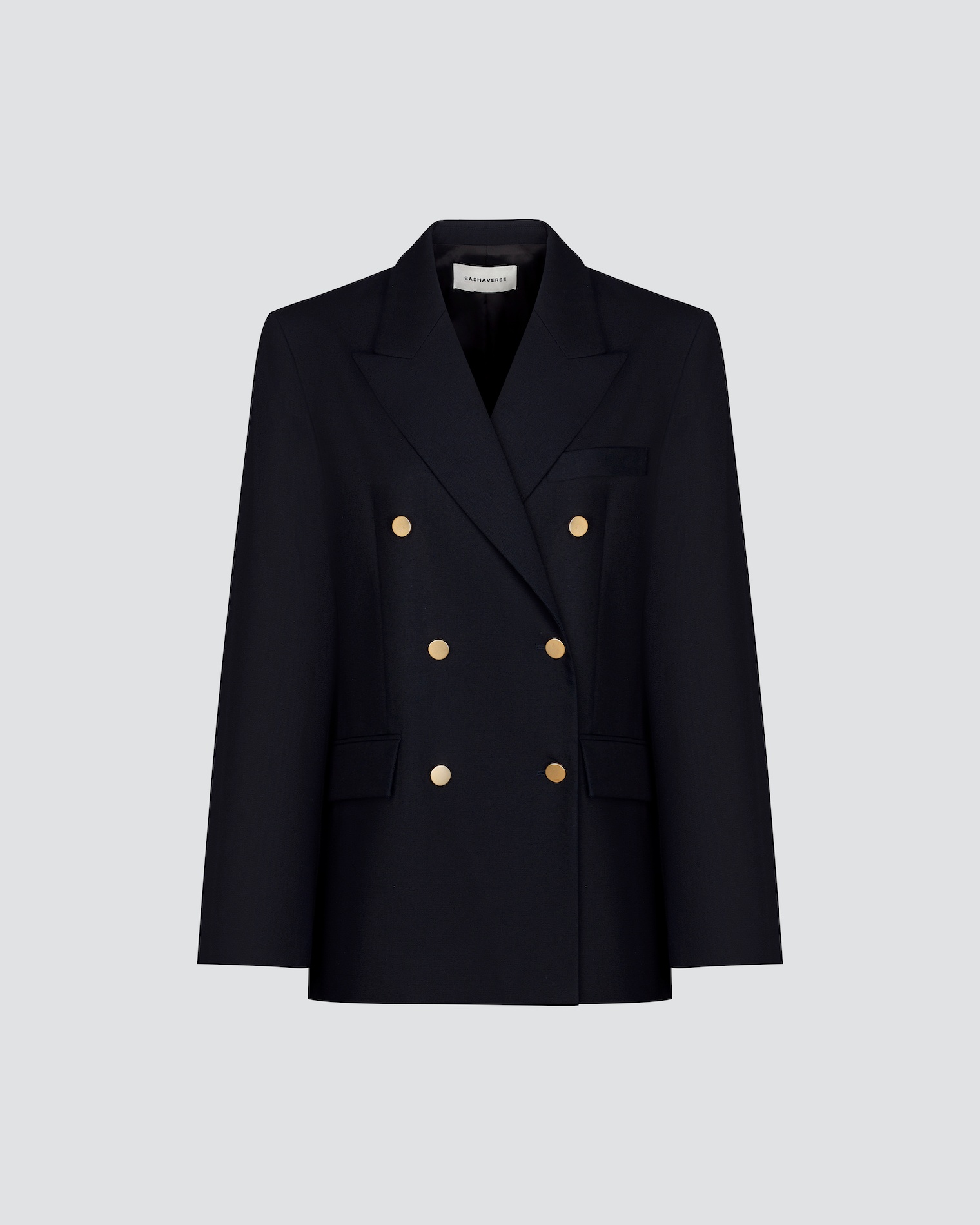 Double-breasted cotton jacket