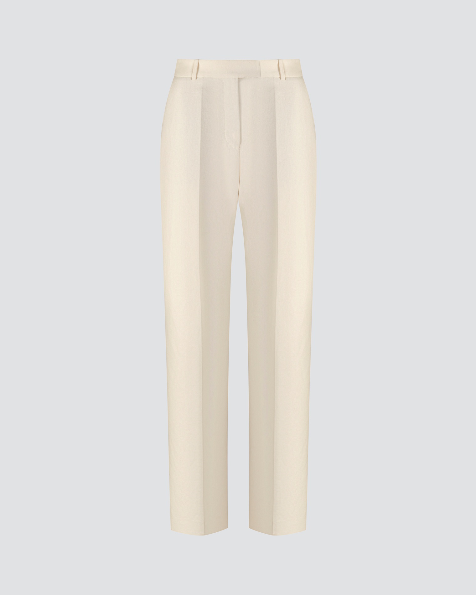 Linen-cotton pants