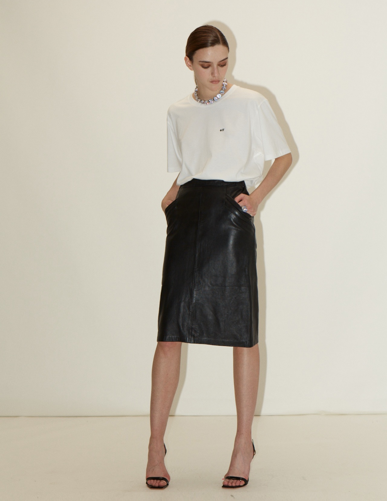 Leather skirt