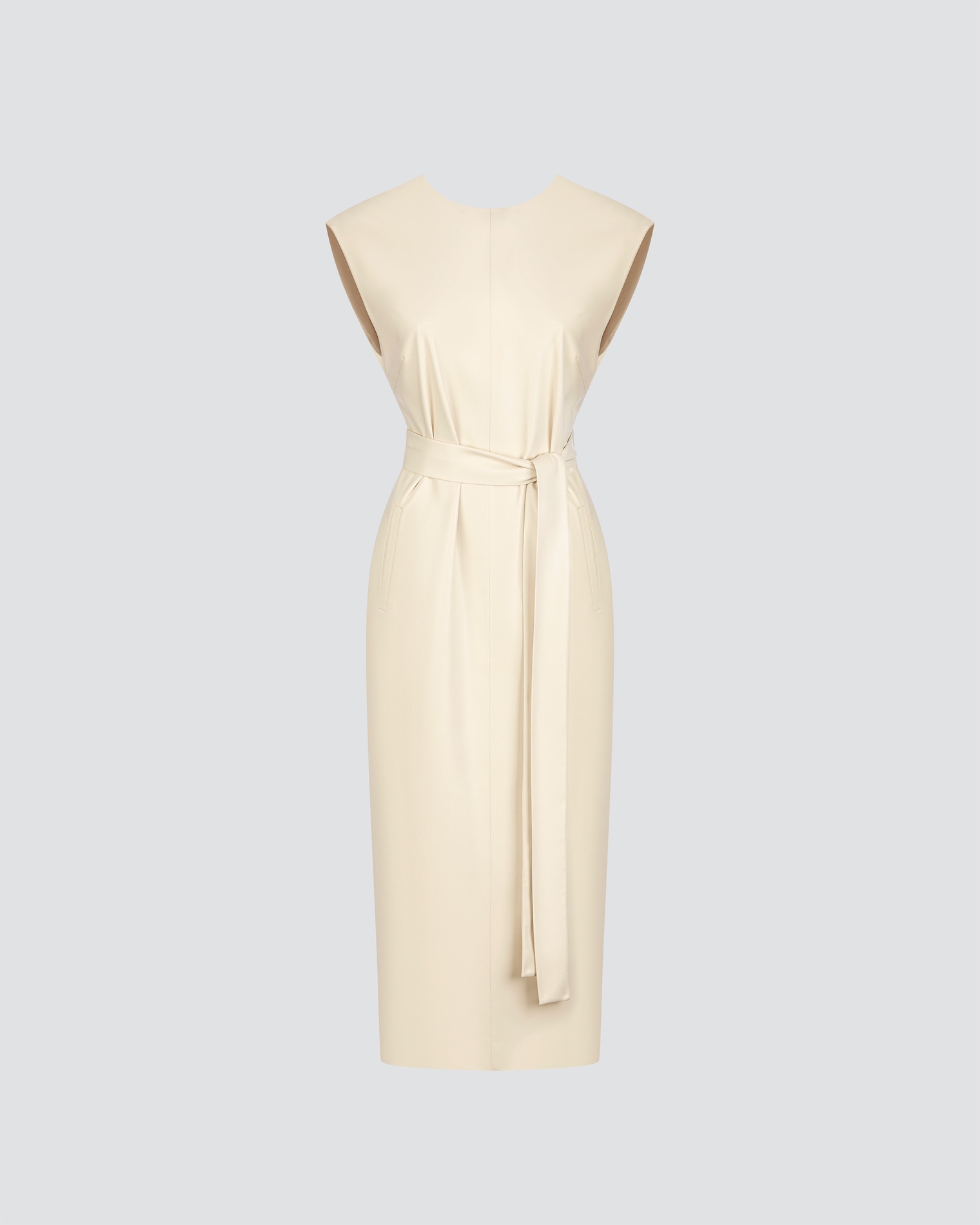 Vegan leather dress