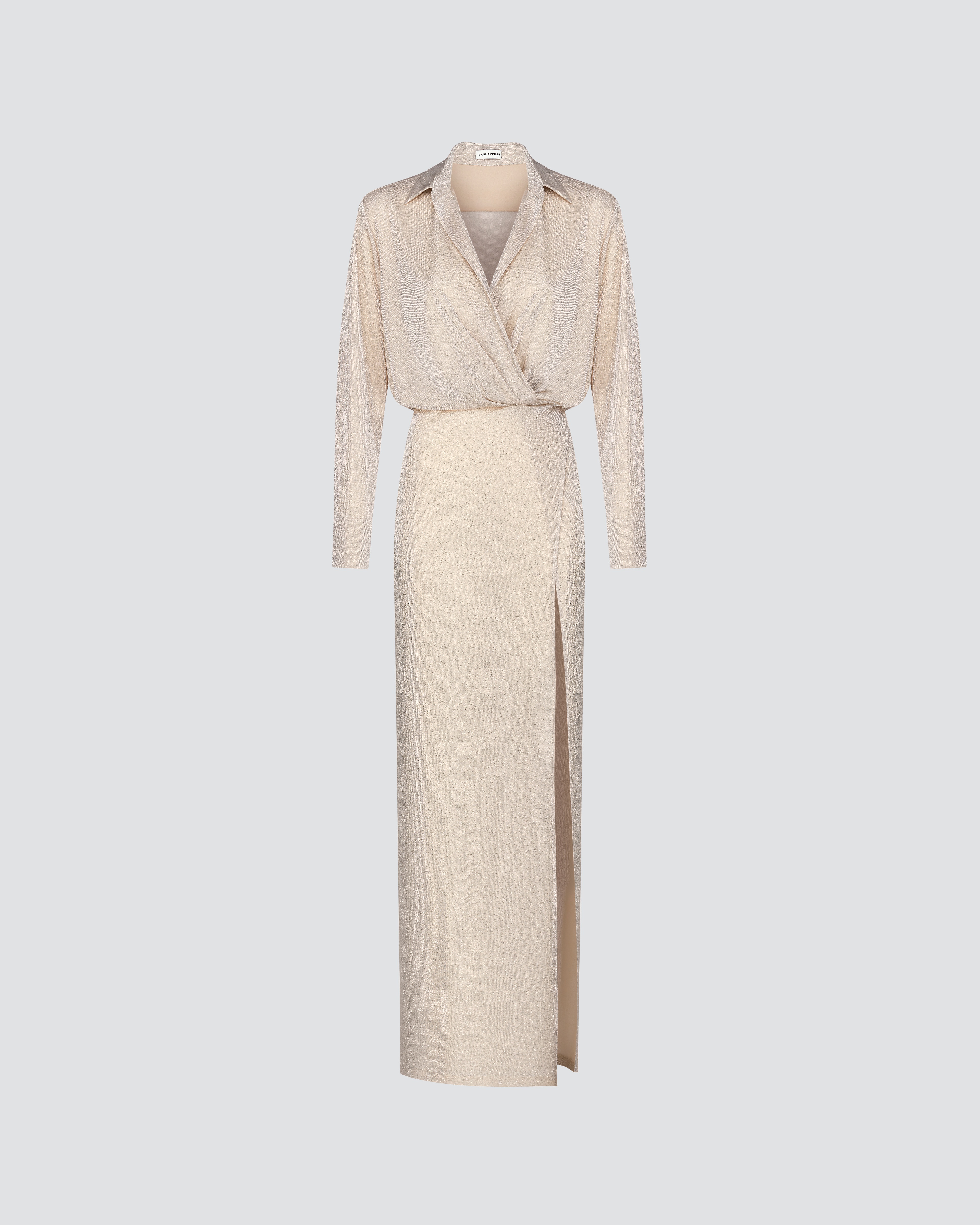 Maxi dress with slit