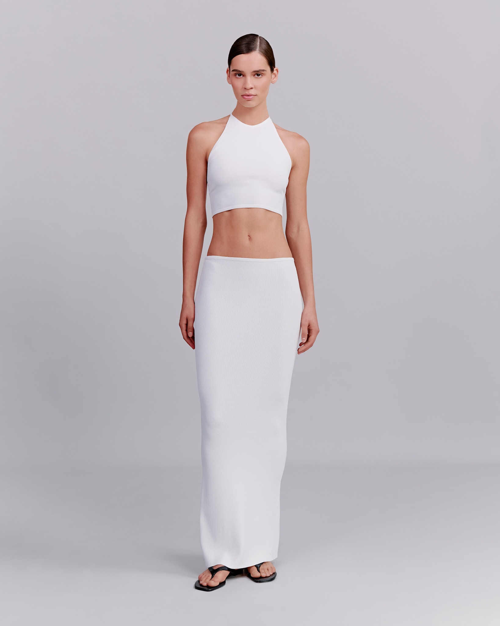 Knitted halter top