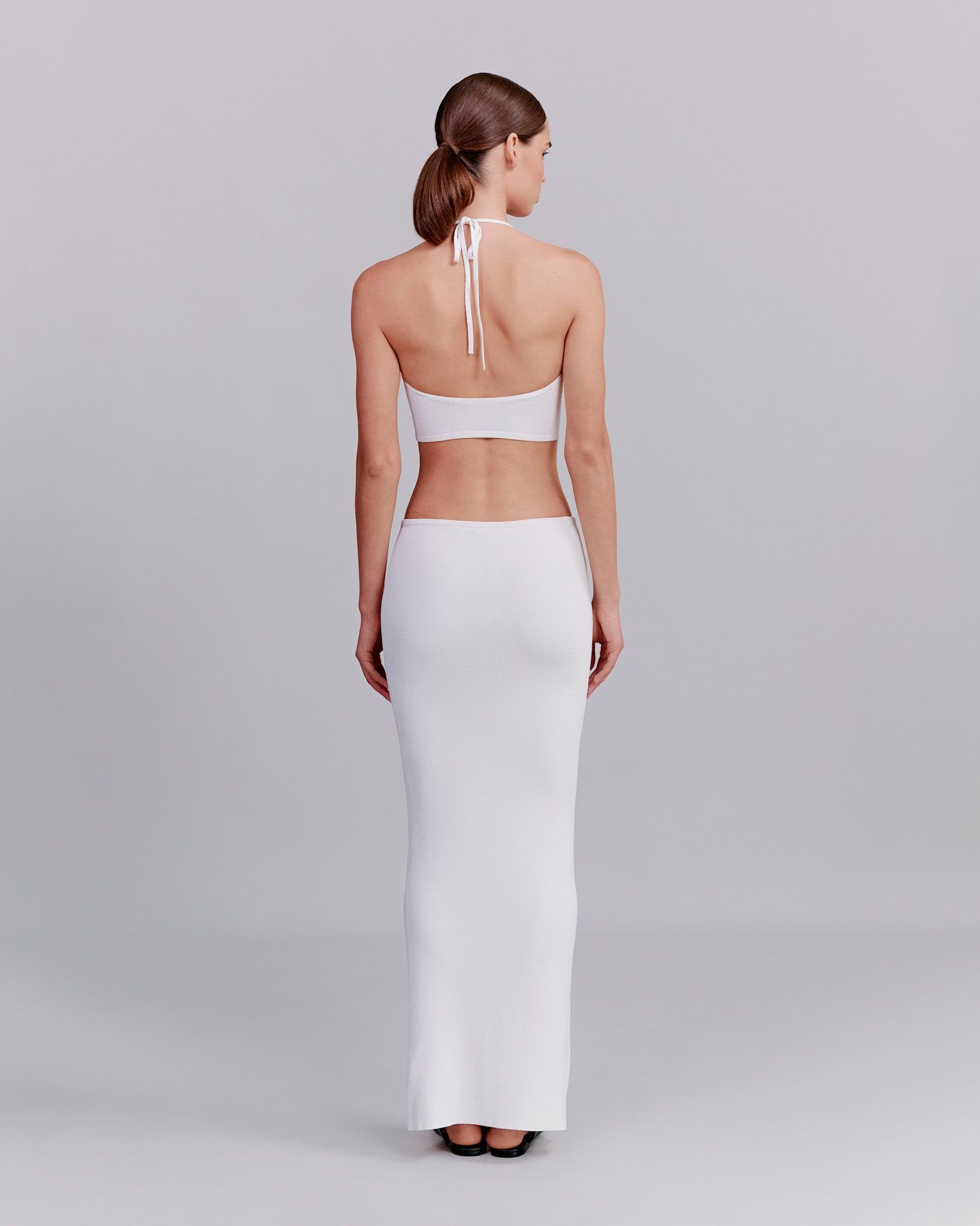 Knitted halter top