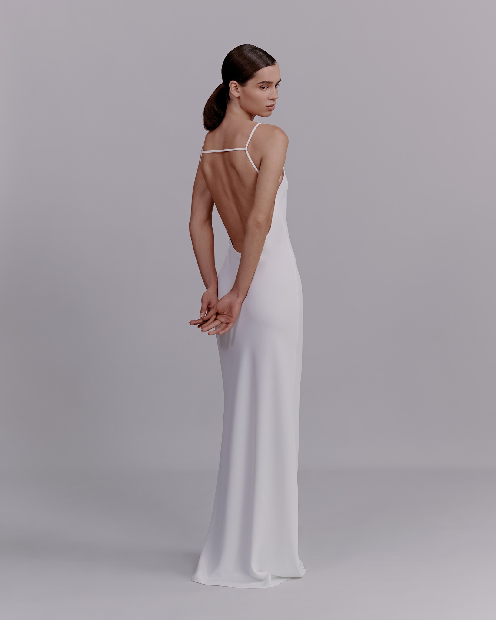 Open back maxi dress