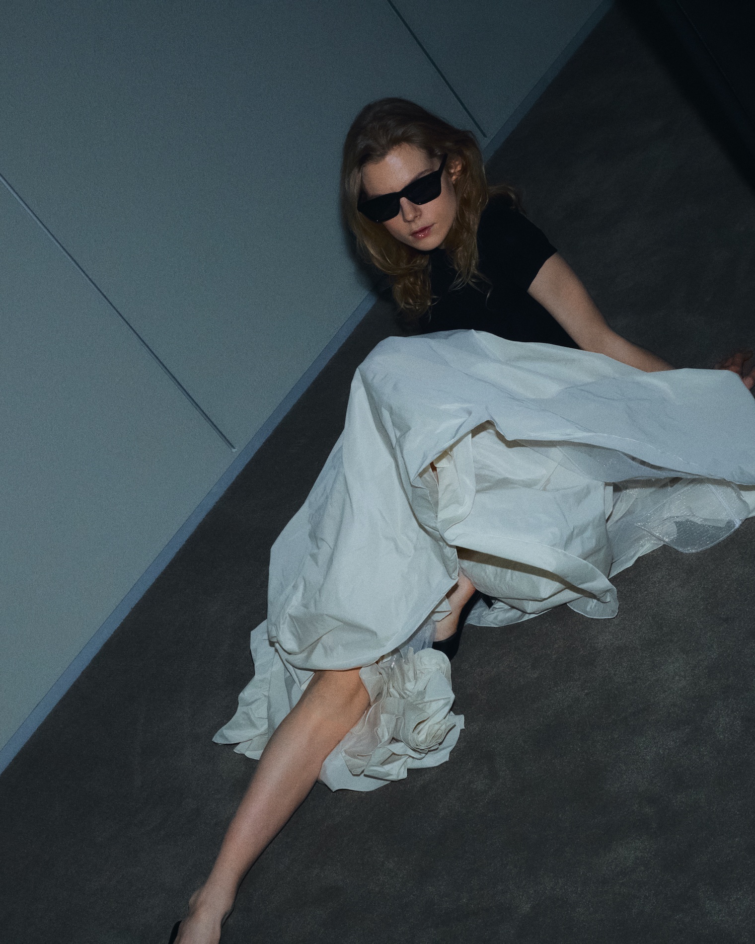 Full-length maxi skirt