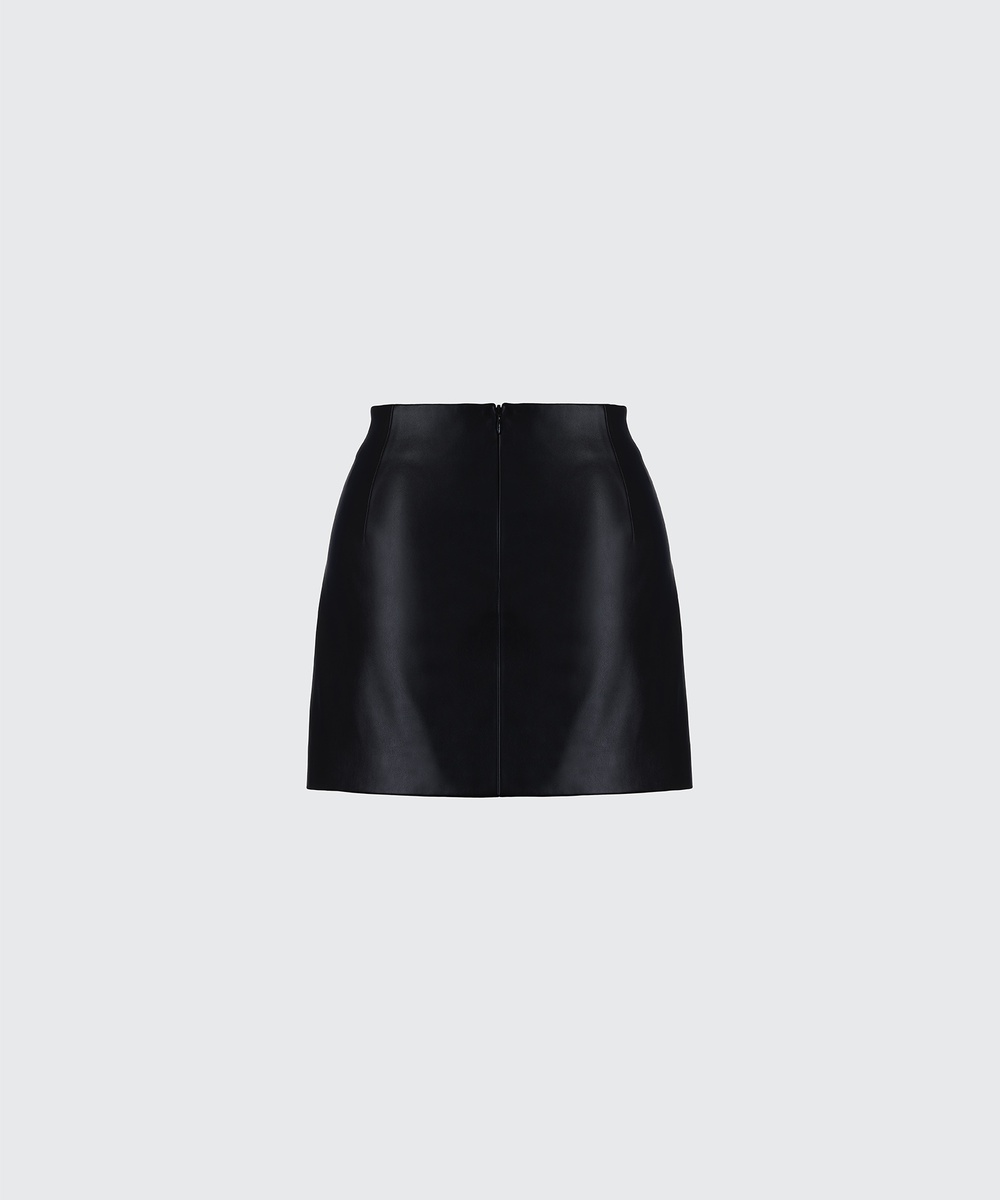 Vegan leather skirt